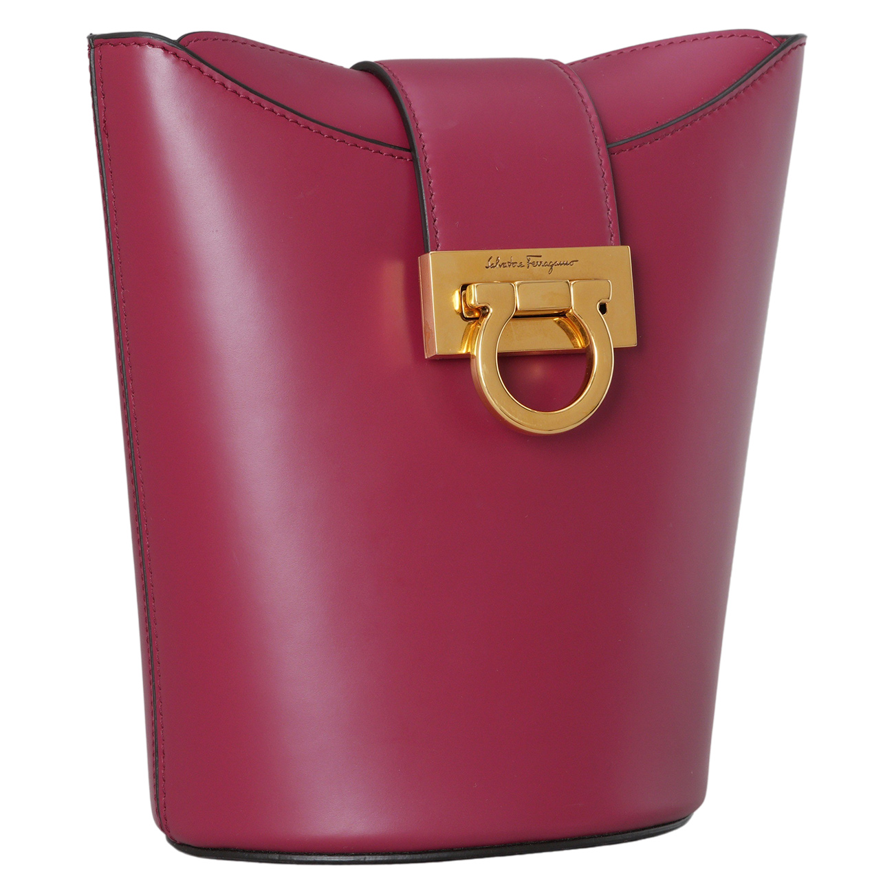 SALVATORE FERRAGAMO(USED)페레가모 간치니 트리폴리오 버킷