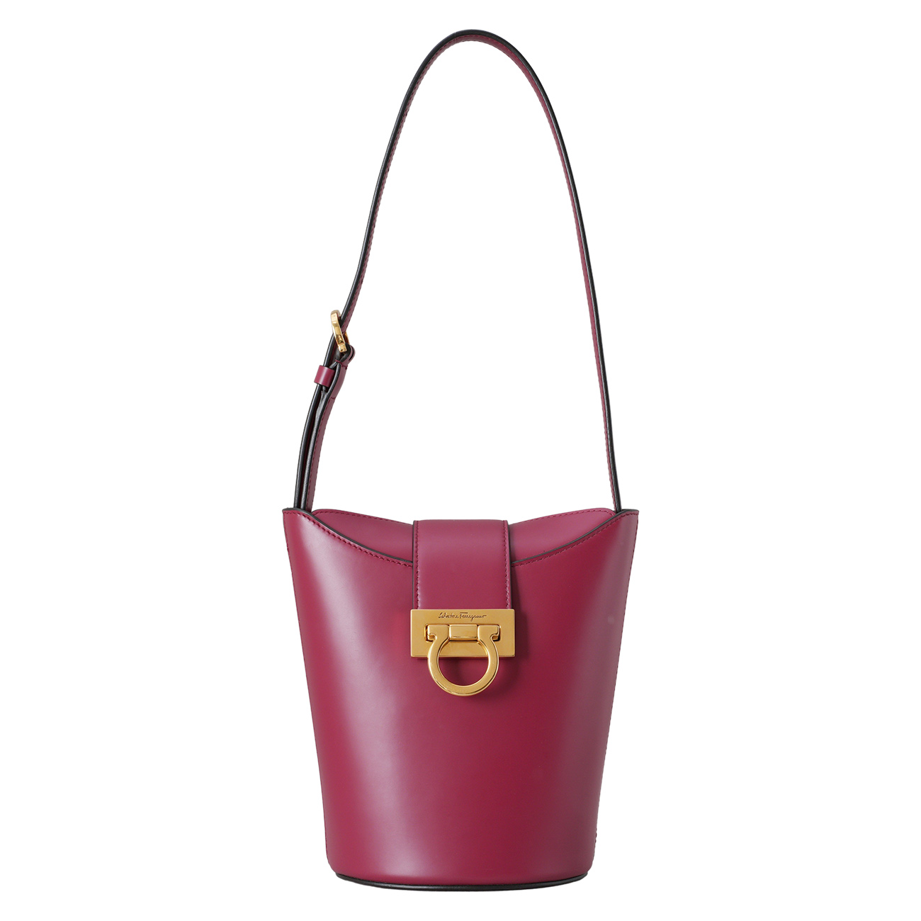 SALVATORE FERRAGAMO(USED)페레가모 간치니 트리폴리오 버킷