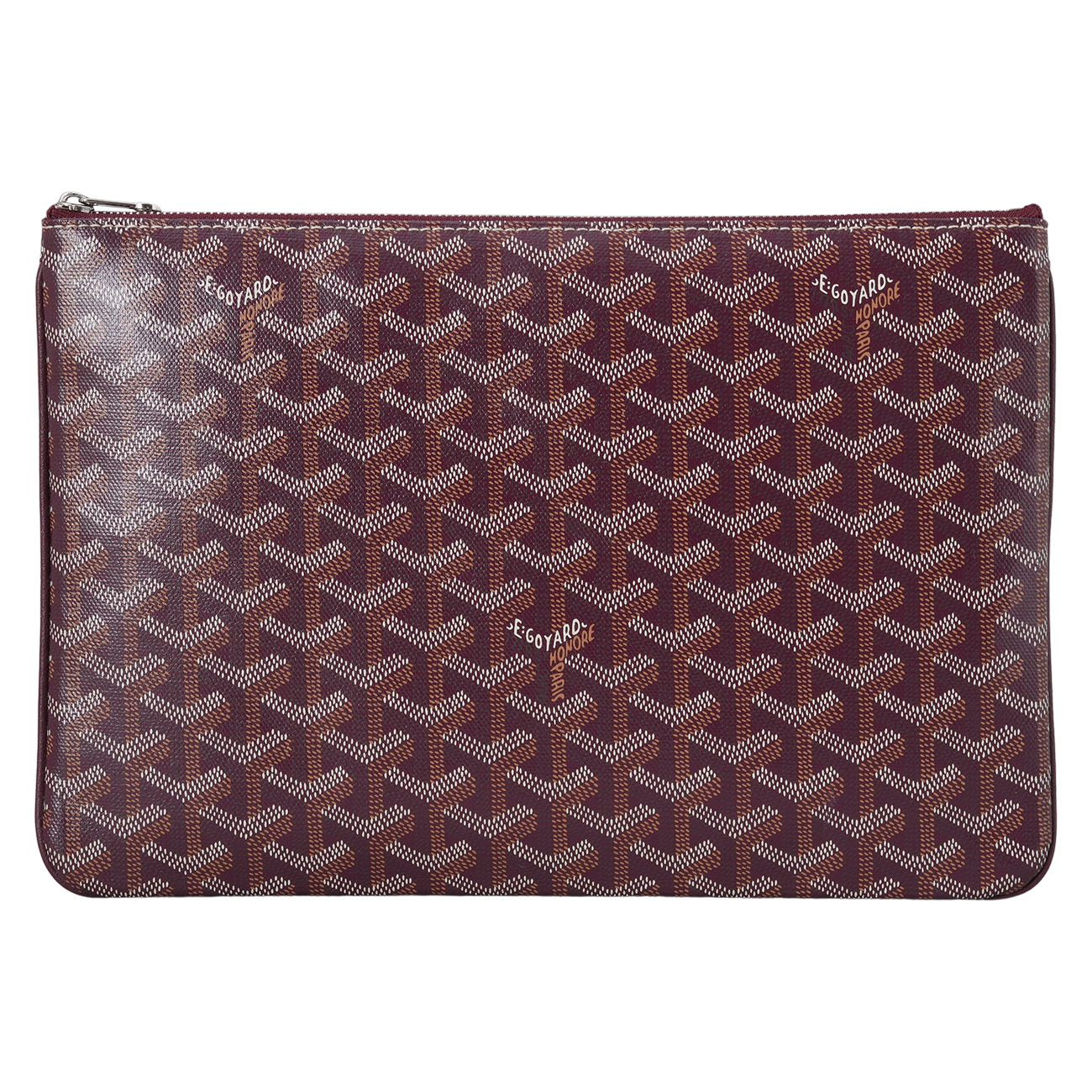 GOYARD(USED)고야드 세나 클러치 MM & 세서미 키링