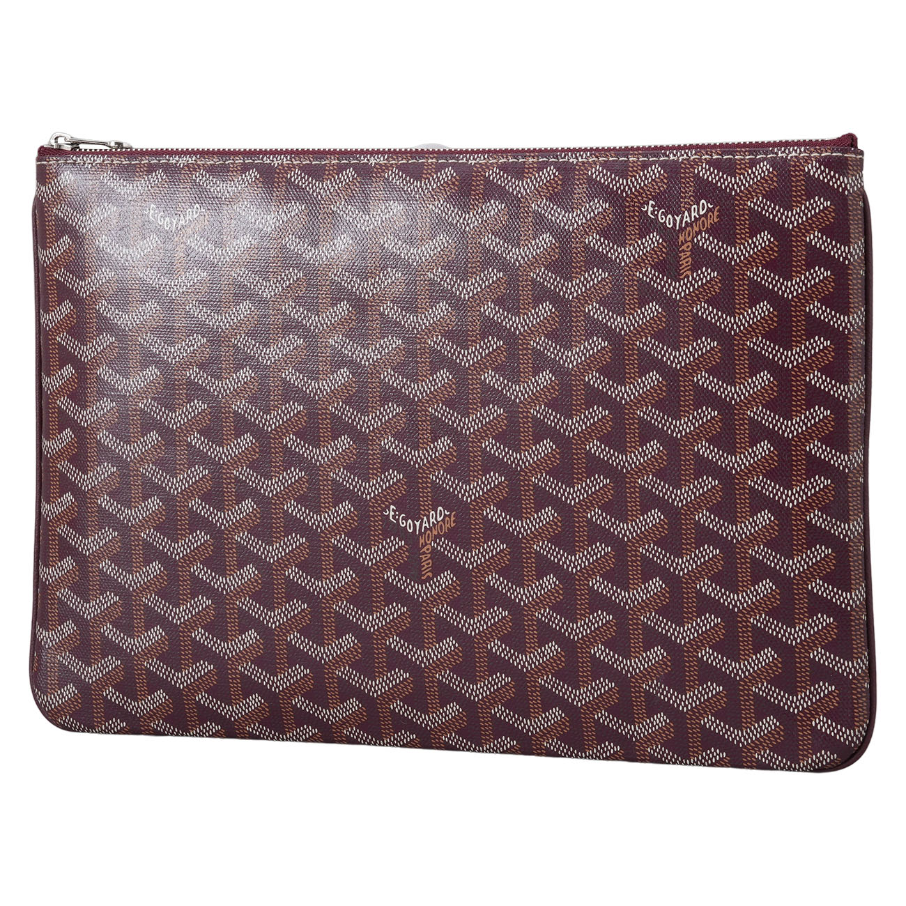 GOYARD(USED)고야드 세나 클러치 MM & 세서미 키링