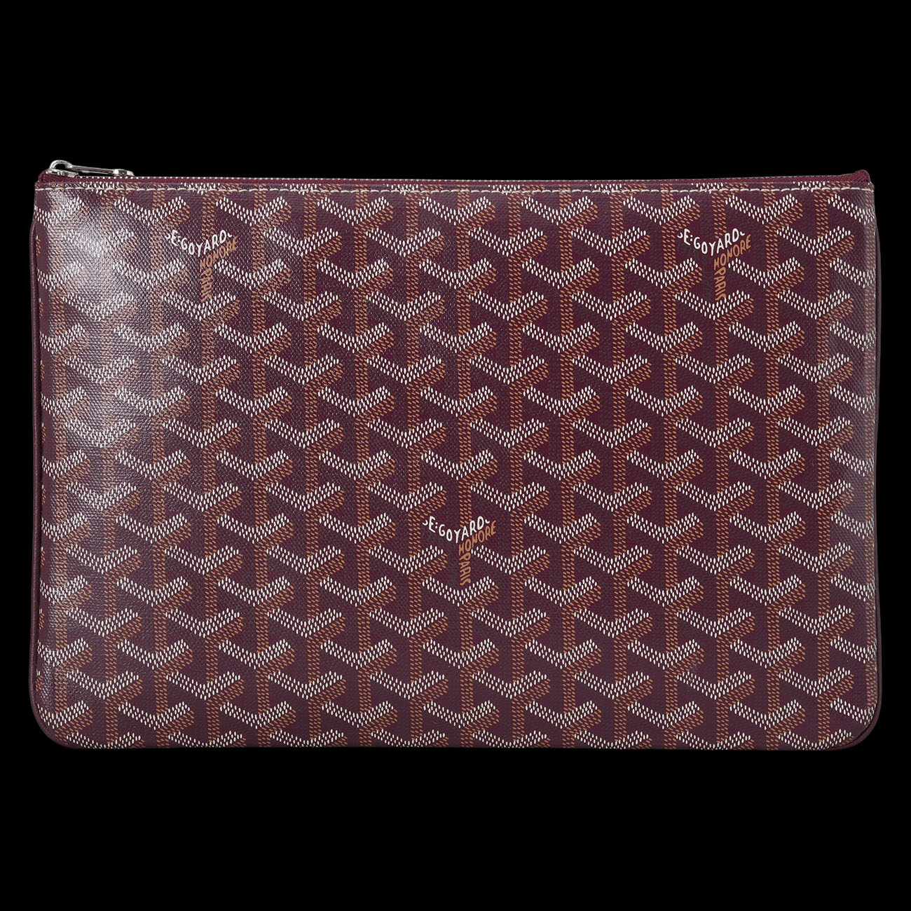 GOYARD(USED)고야드 세나 클러치 MM & 세서미 키링