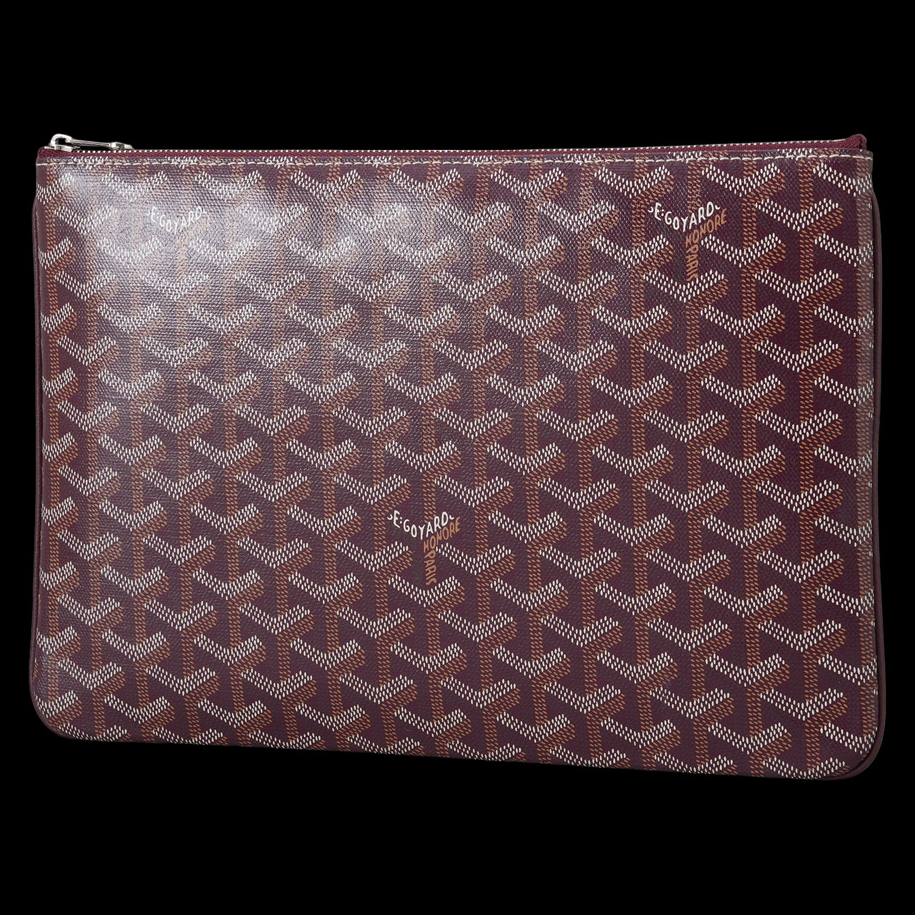 GOYARD(USED)고야드 세나 클러치 MM & 세서미 키링