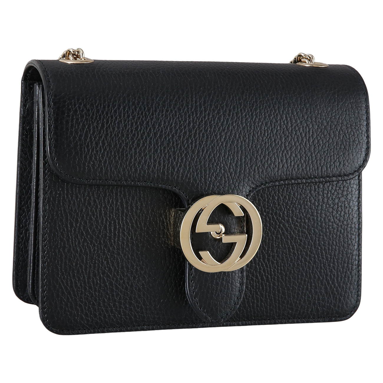 GUCCI(USED)구찌 510304 인터로킹 체인 숄더백