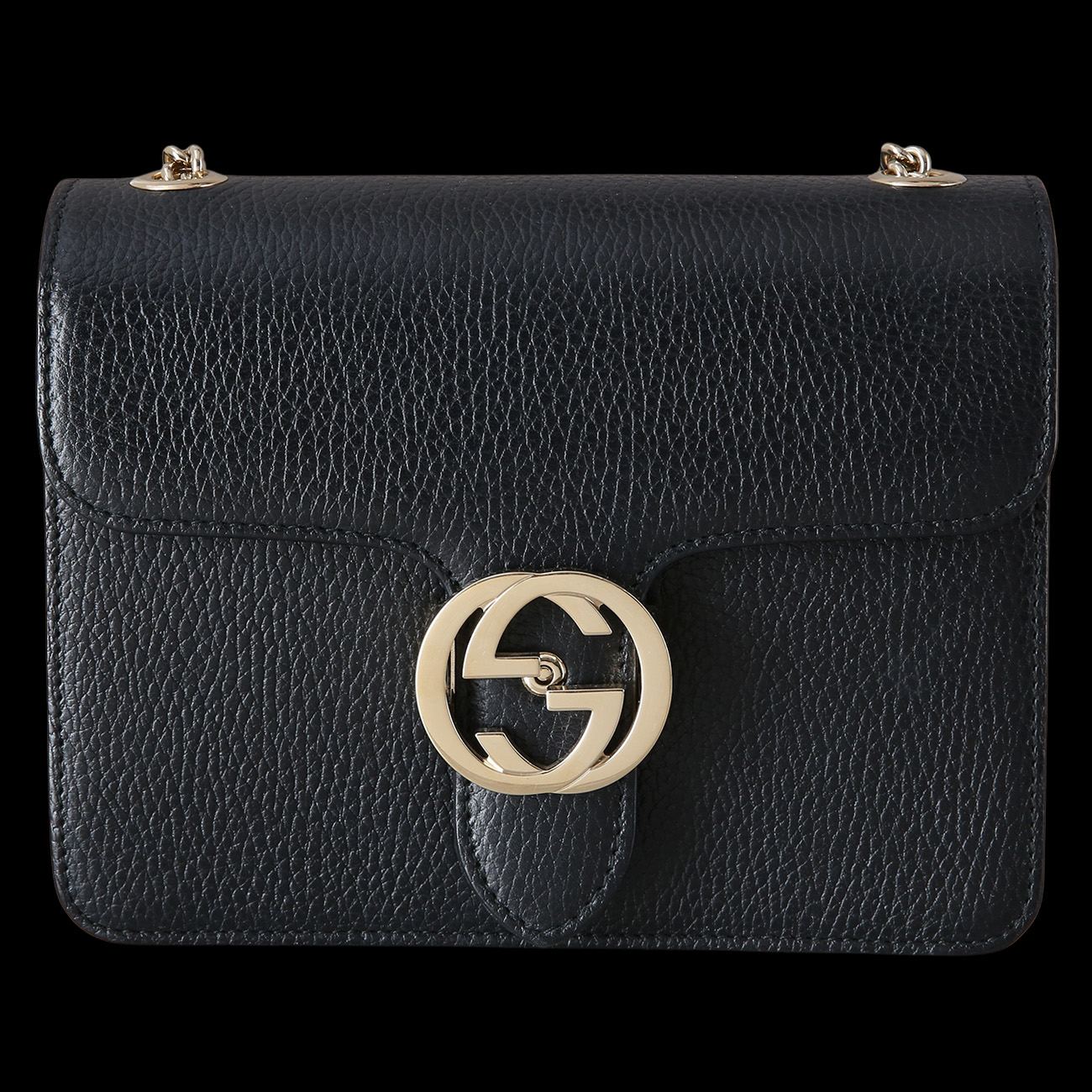 GUCCI(USED)구찌 510304 인터로킹 체인 숄더백