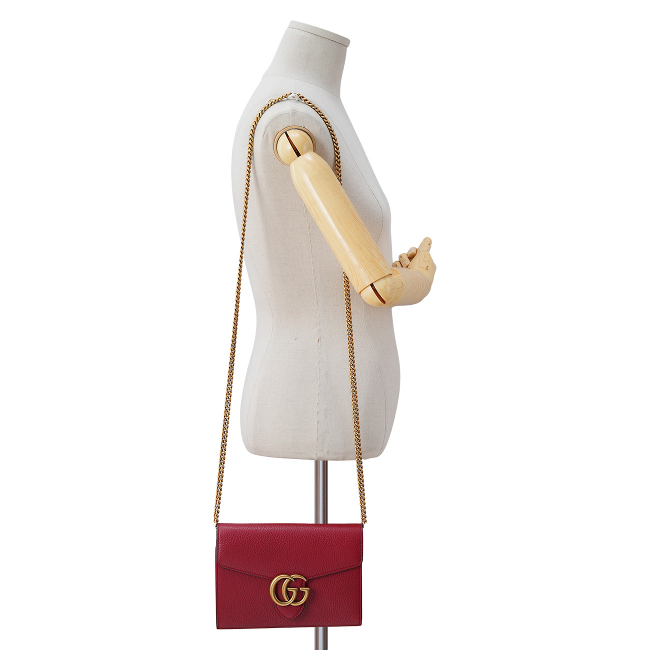 GUCCI(USED)구찌 401232 GG마몽 체인 크로스백
