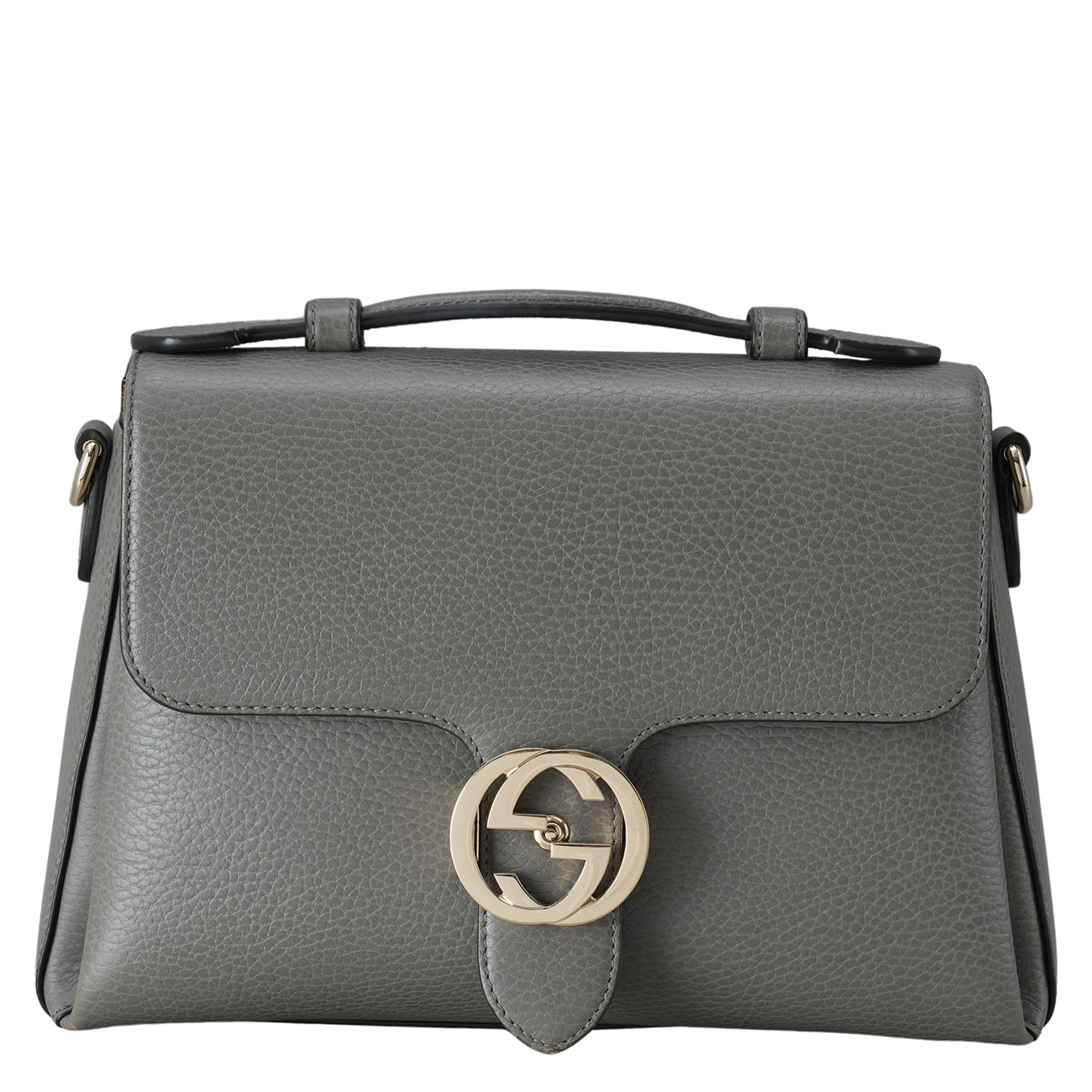 GUCCI(USED)구찌 510302 인터로킹 탑 핸들 체인백