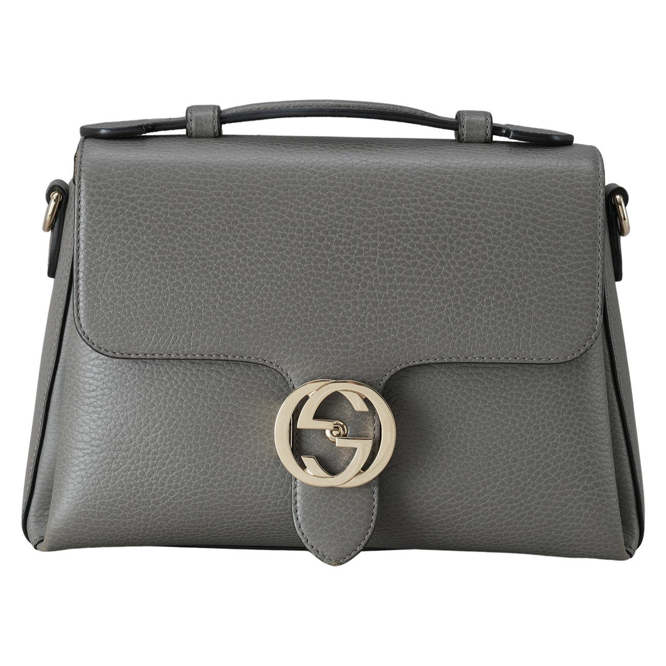GUCCI(USED)구찌 510302 인터로킹 탑 핸들 체인백