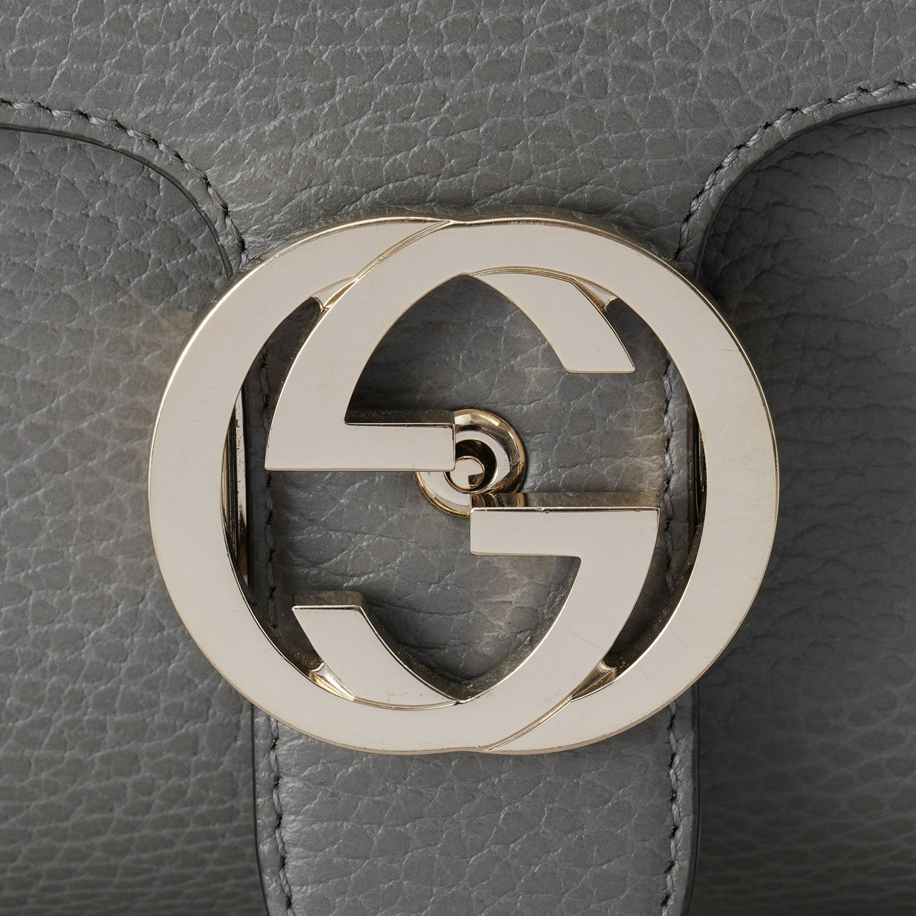 GUCCI(USED)구찌 510302 인터로킹 탑 핸들 체인백