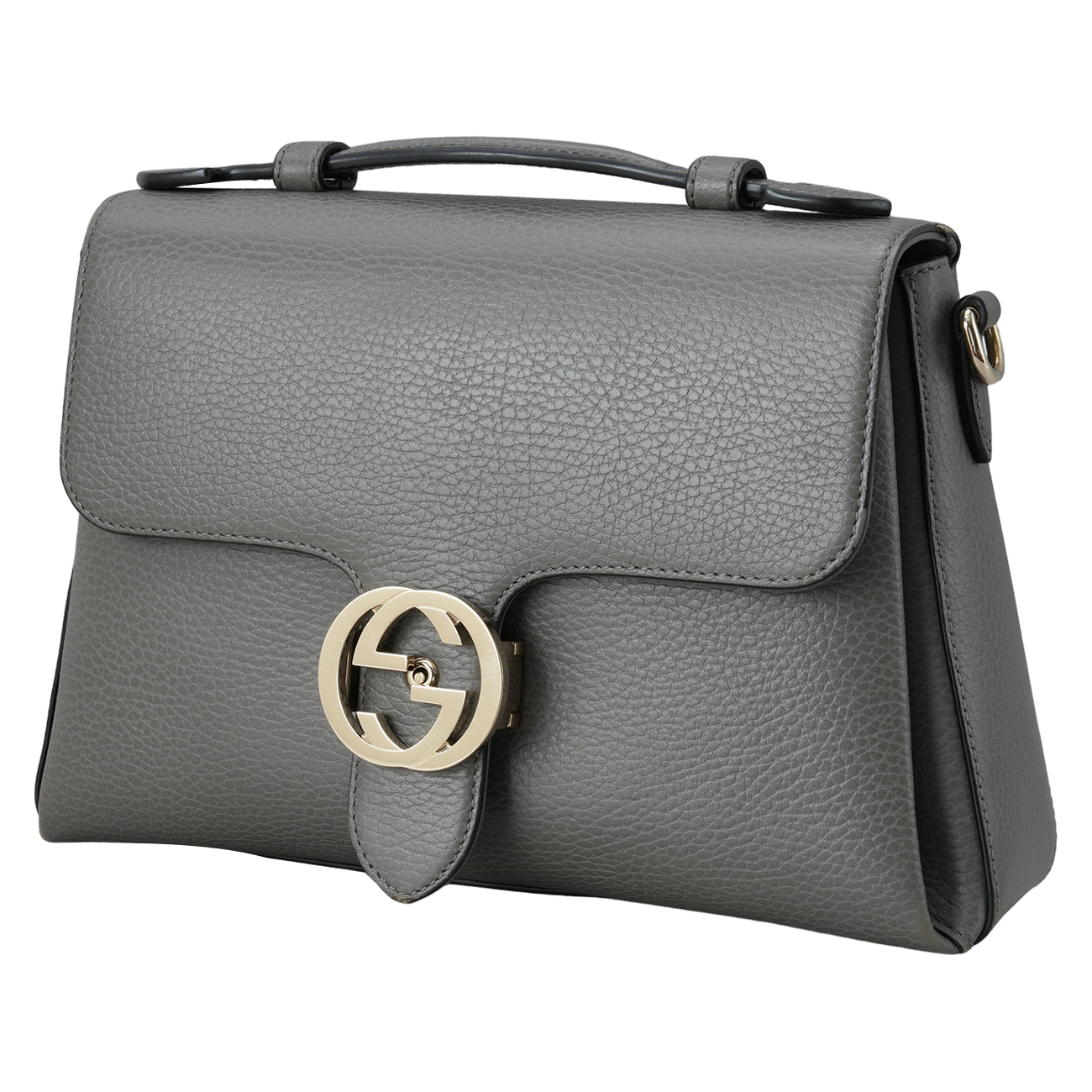 GUCCI(USED)구찌 510302 인터로킹 탑 핸들 체인백