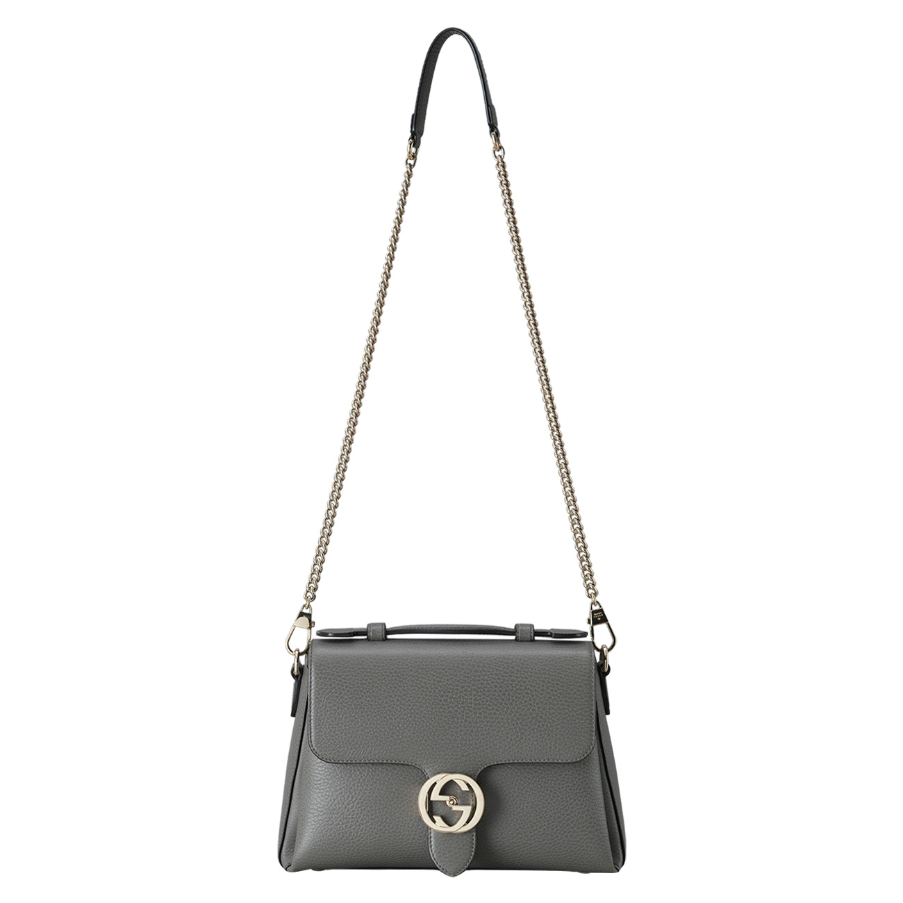 GUCCI(USED)구찌 510302 인터로킹 탑 핸들 체인백