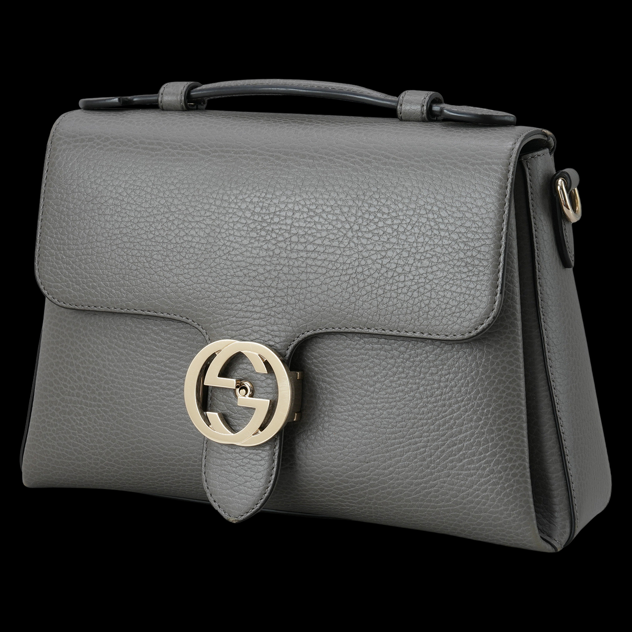 GUCCI(USED)구찌 510302 인터로킹 탑 핸들 체인백