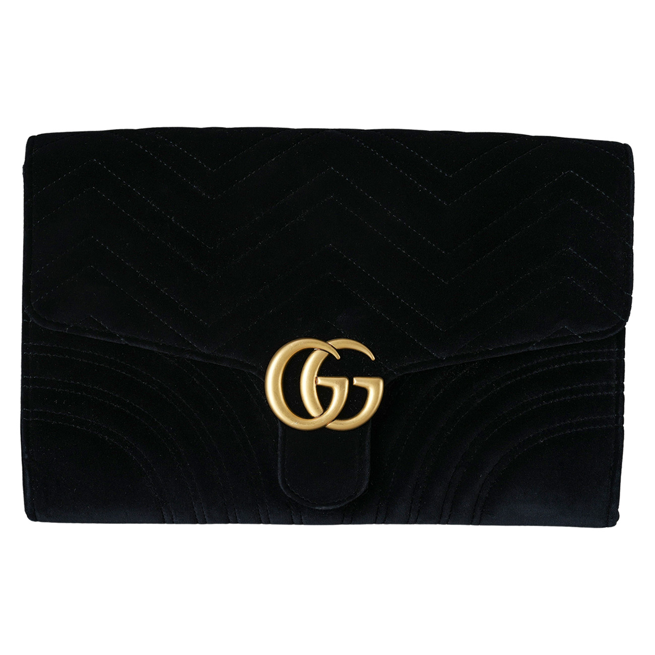 GUCCI(USED)구찌 498079 GG마몽 마틀라세 플랩 클러치