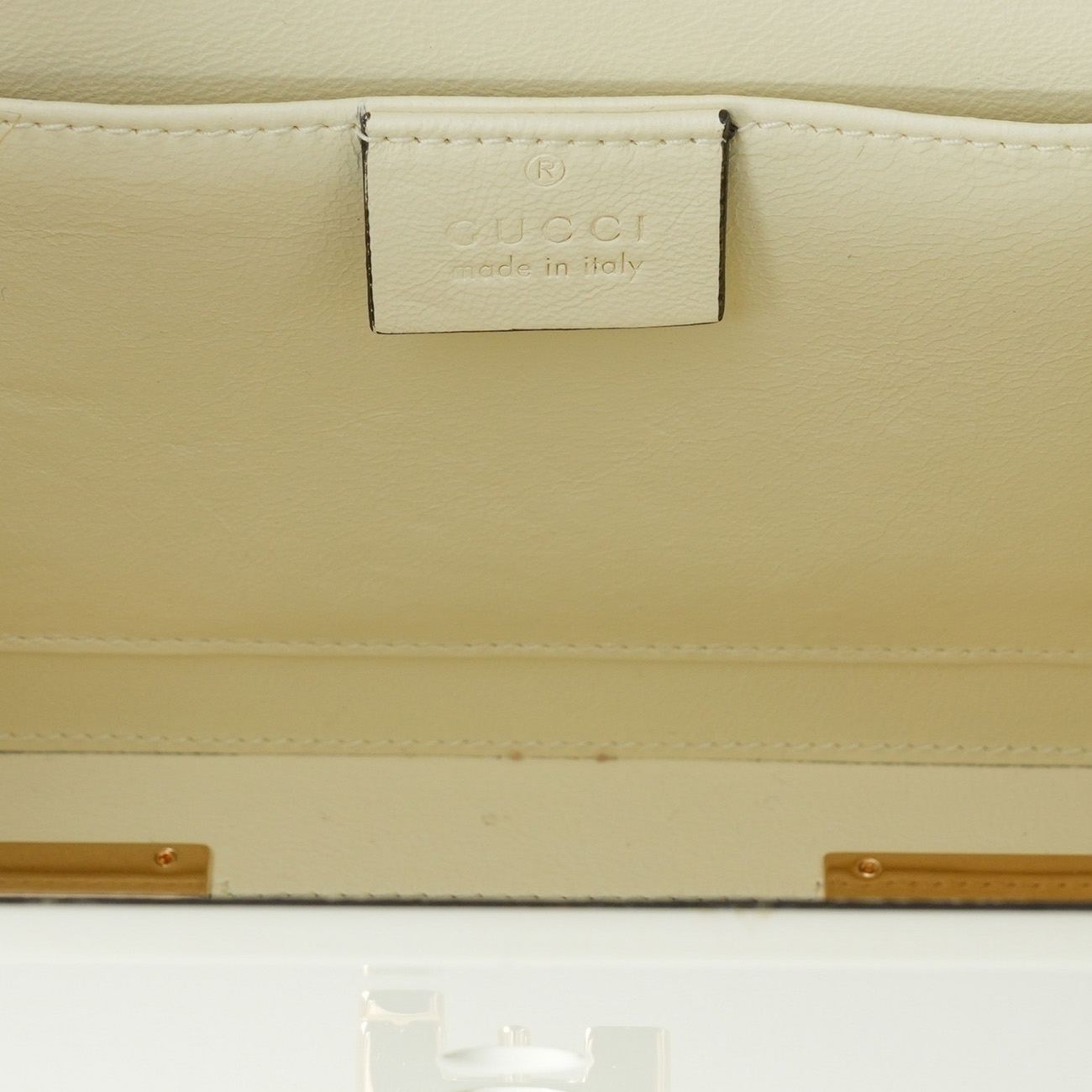 GUCCI(USED)구찌 589482 실비 플렉시글라스 미니 탑핸들백