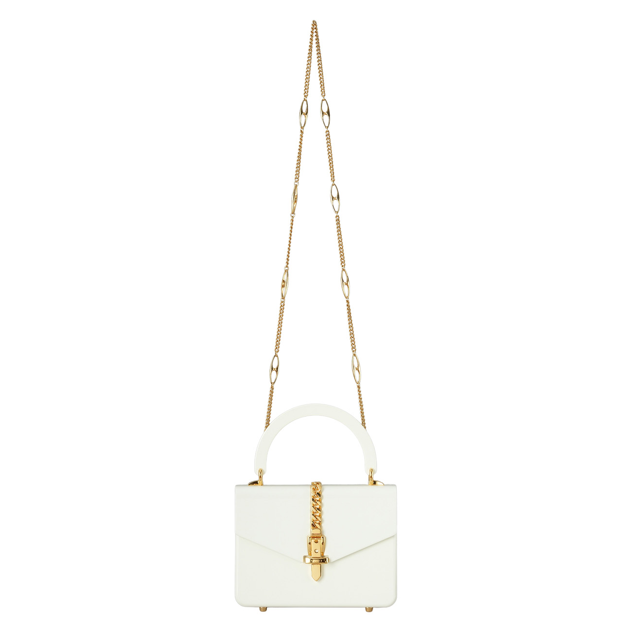 GUCCI(USED)구찌 589482 실비 플렉시글라스 미니 탑핸들백