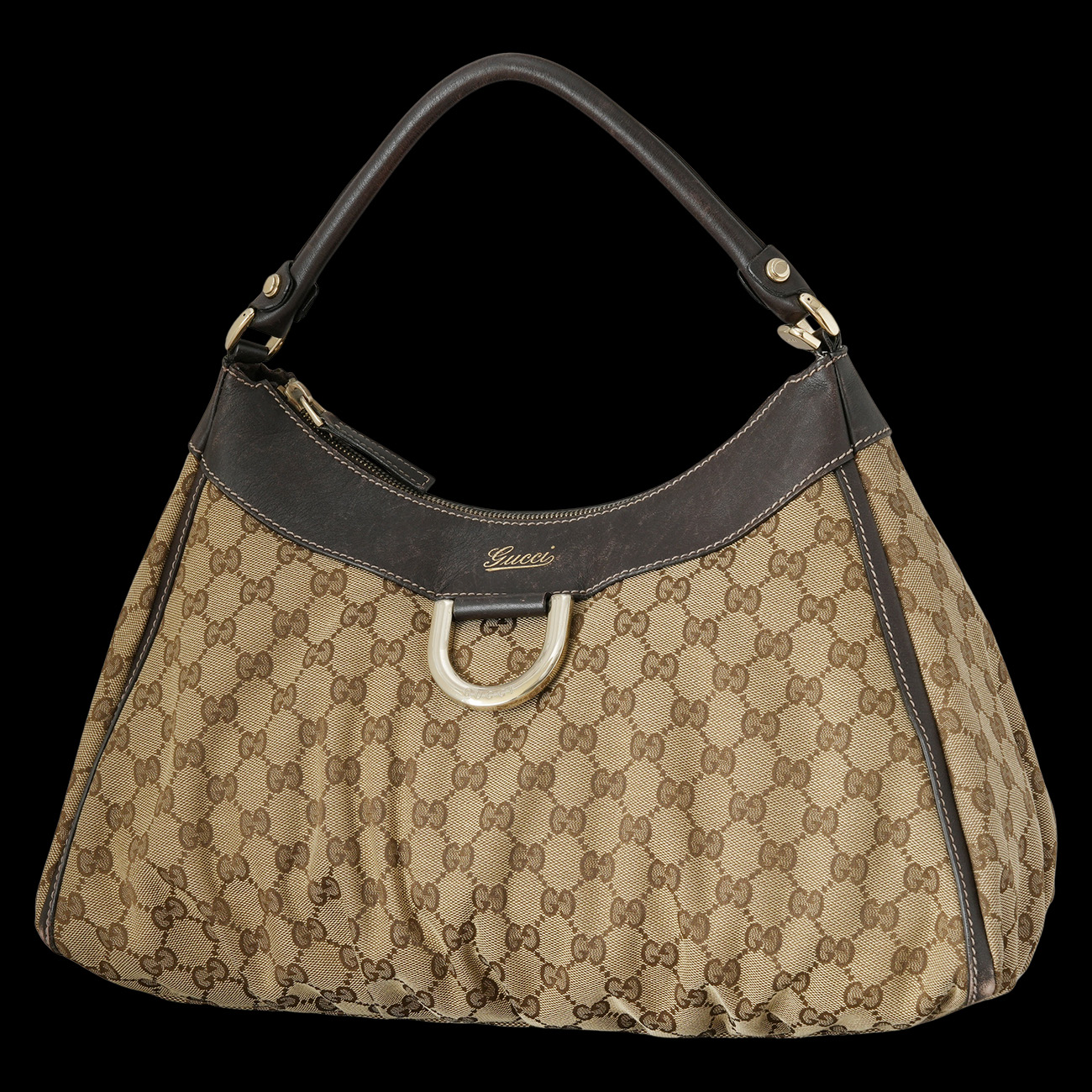 GUCCI(USED)구찌 189833 GG자가드 D링 숄더백