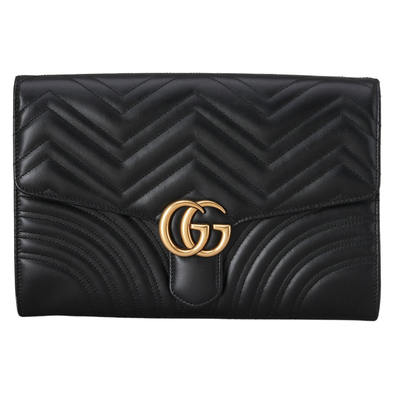 GUCCI(USED)구찌 498079 GG마몽 마틀라세 플랩 클러치
