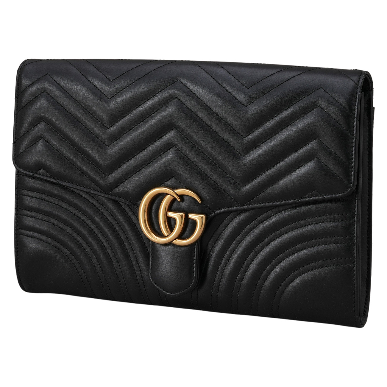 GUCCI(USED)구찌 498079 GG마몽 마틀라세 플랩 클러치
