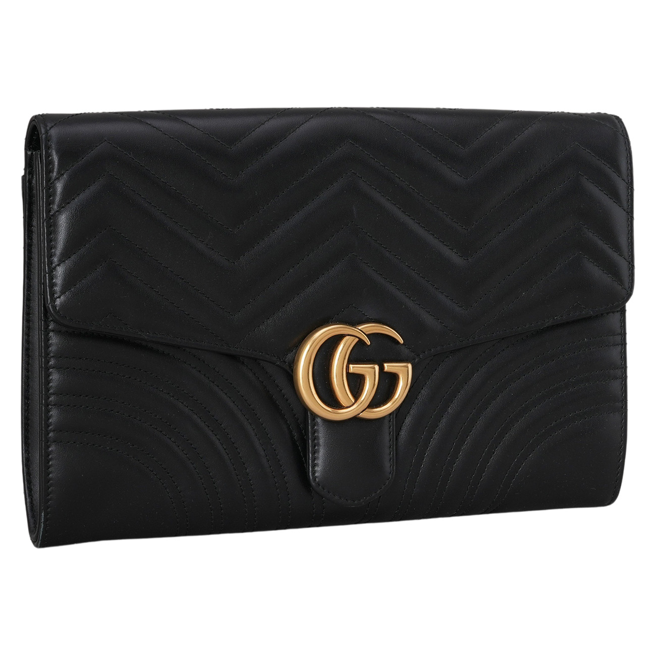 GUCCI(USED)구찌 498079 GG마몽 마틀라세 플랩 클러치