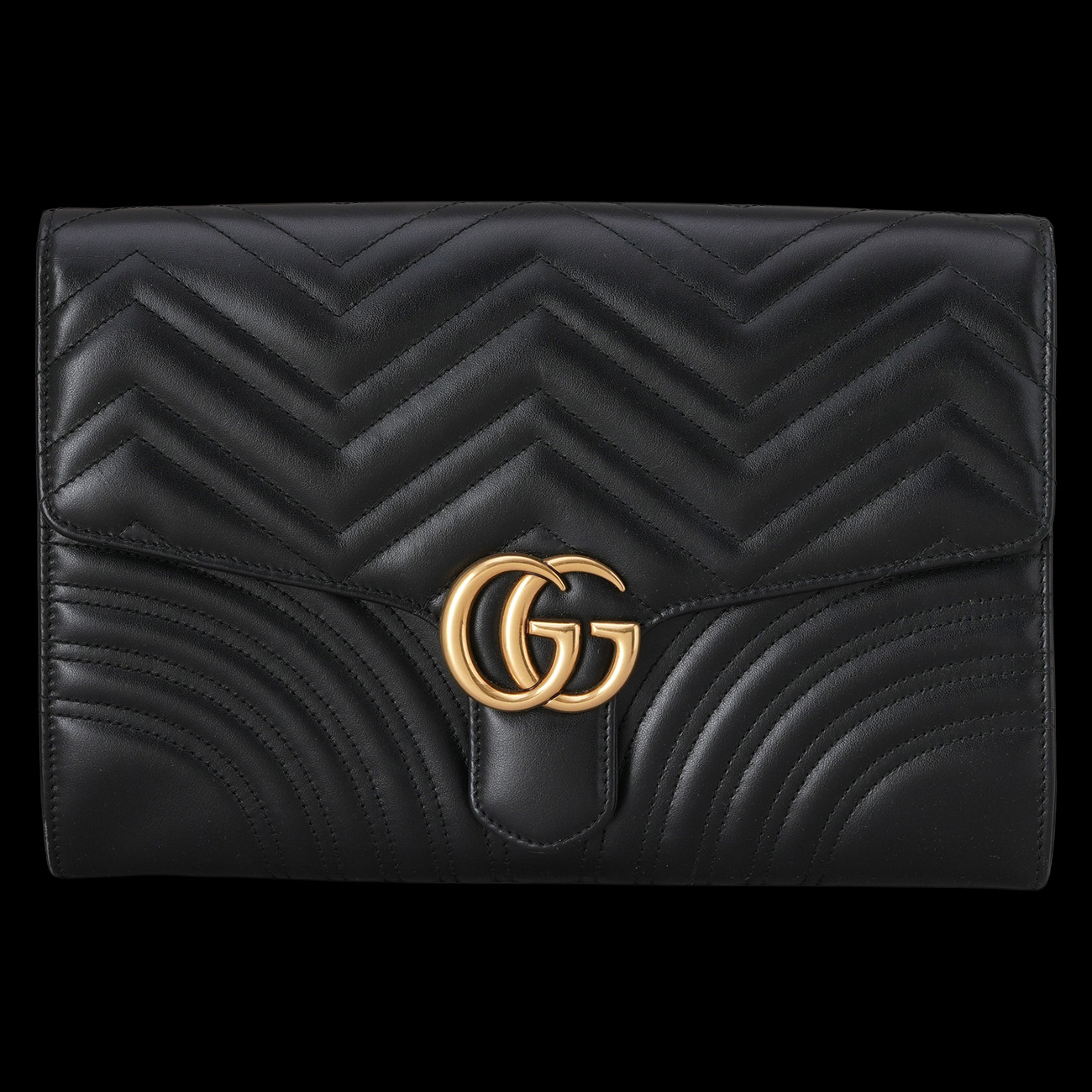 GUCCI(USED)구찌 498079 GG마몽 마틀라세 플랩 클러치