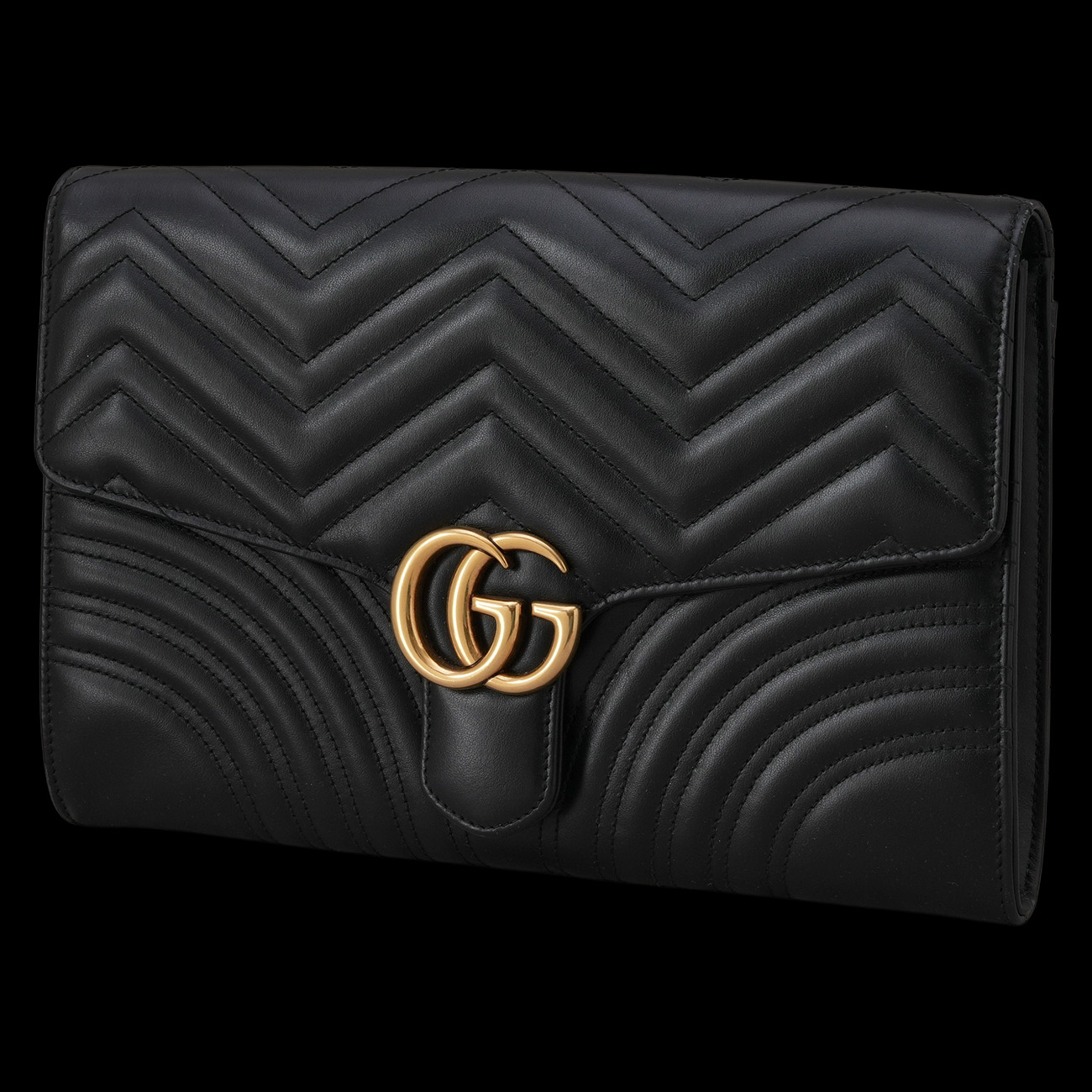 GUCCI(USED)구찌 498079 GG마몽 마틀라세 플랩 클러치