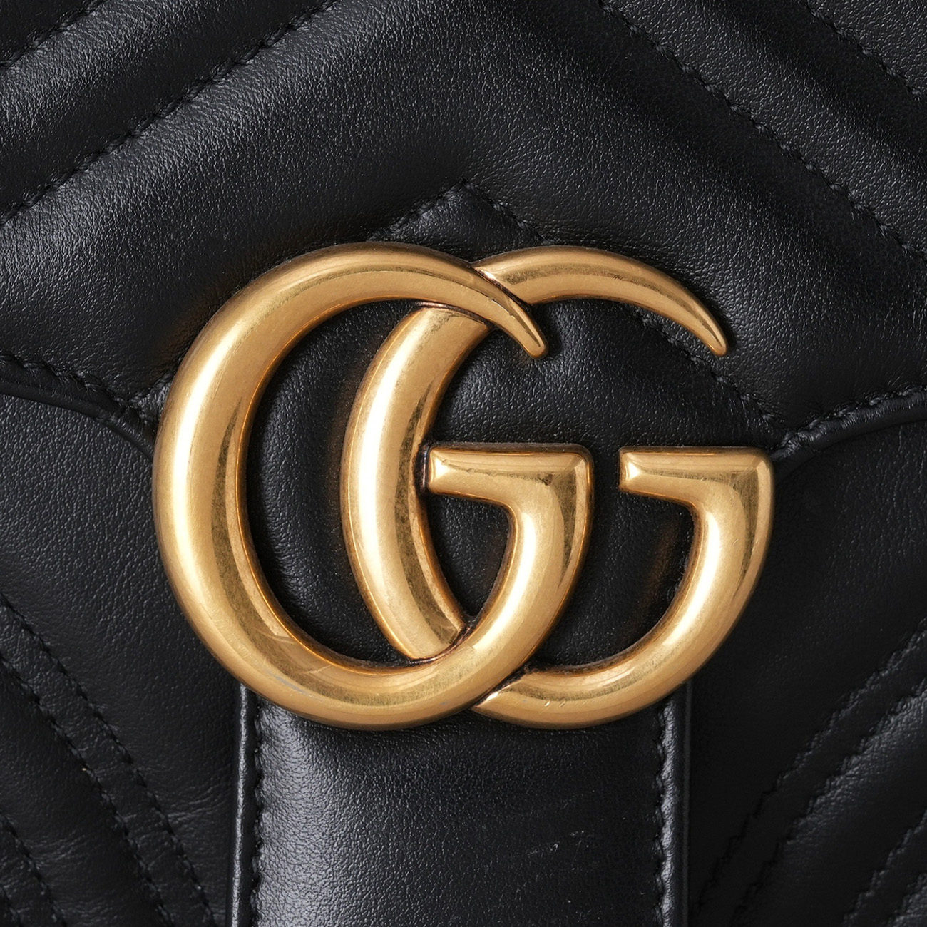 GUCCI(USED)구찌 498110 GG마몽 마틀라세 탑 핸들백