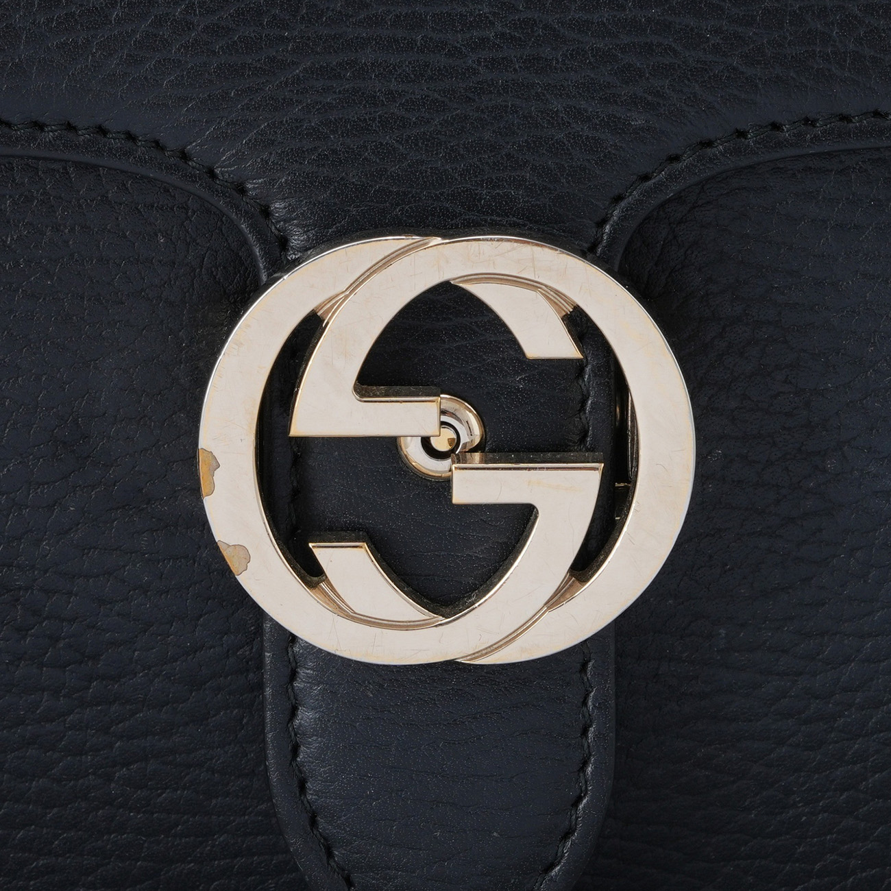 GUCCI(USED)구찌 510303 인터로킹 GG 체인 숄더백