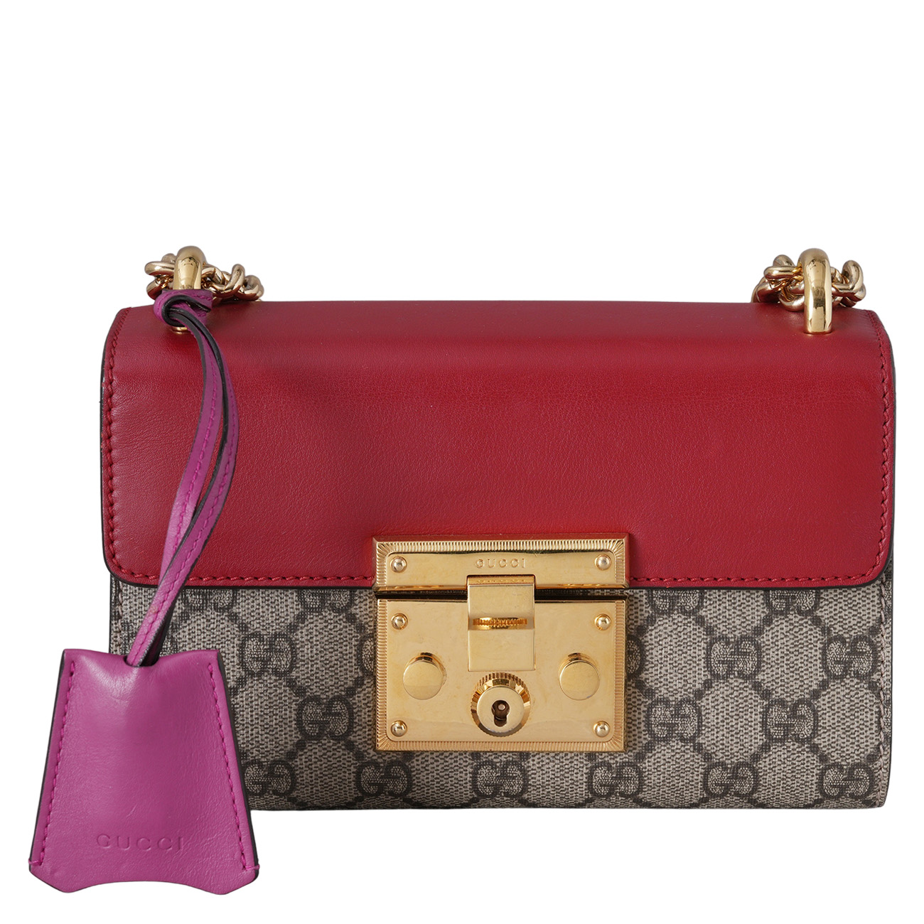 GUCCI(USED)구찌 409487 패들락 스몰 체인 숄더백