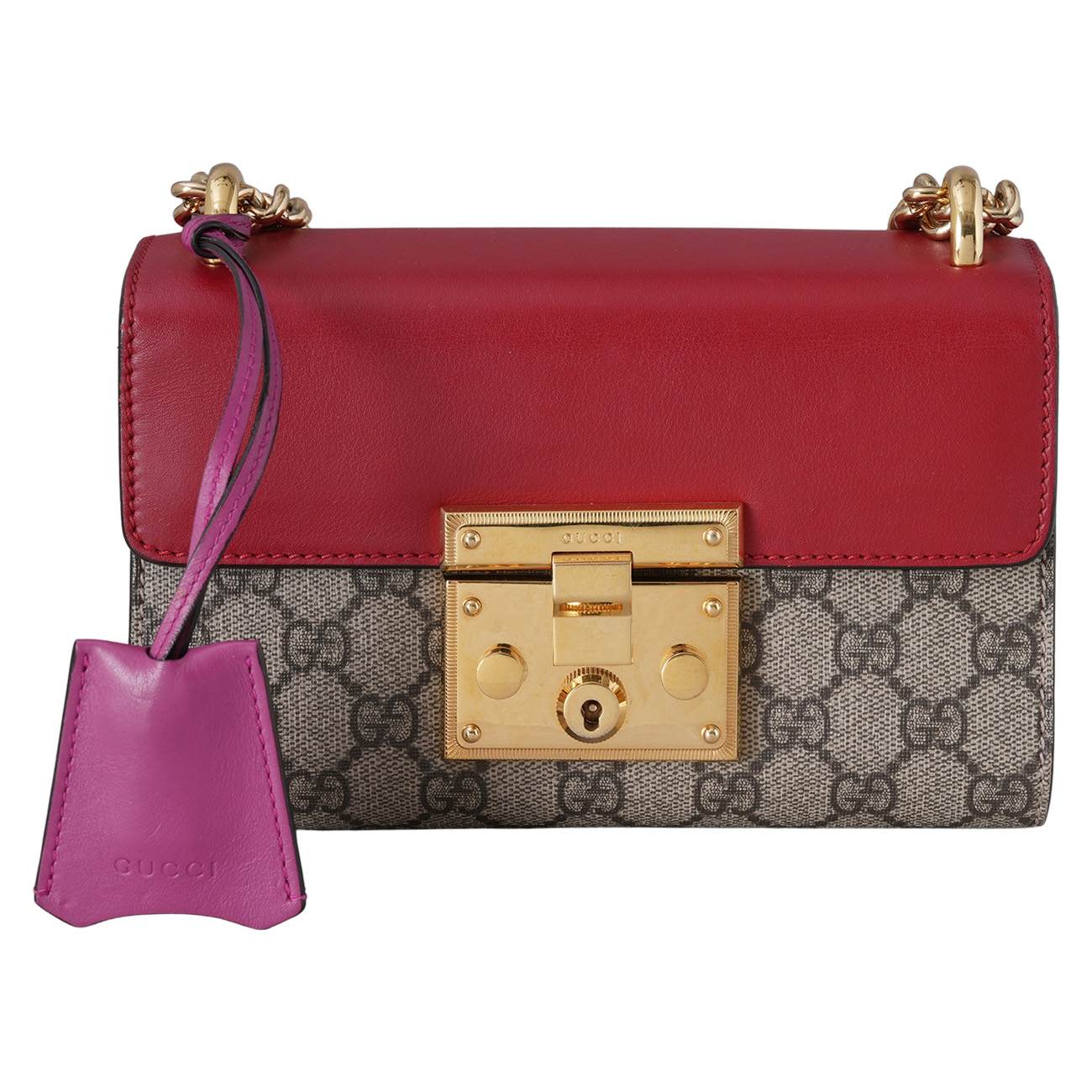 GUCCI(USED)구찌 409487 패들락 스몰 체인 숄더백