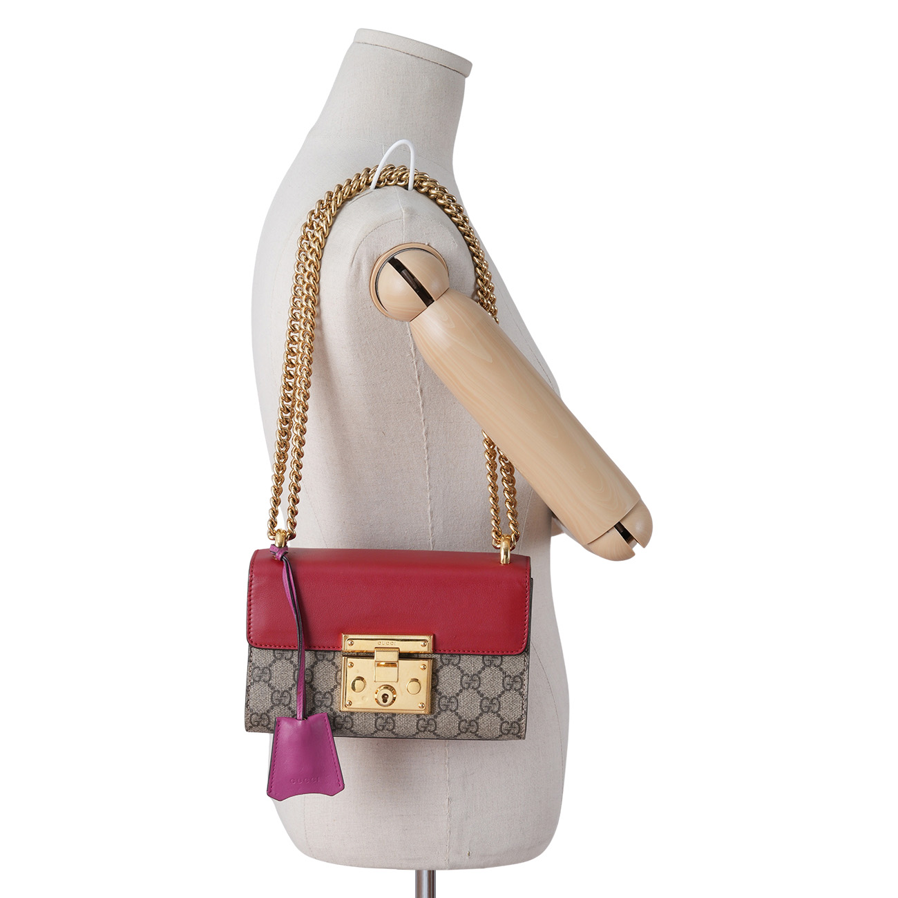GUCCI(USED)구찌 409487 패들락 스몰 체인 숄더백