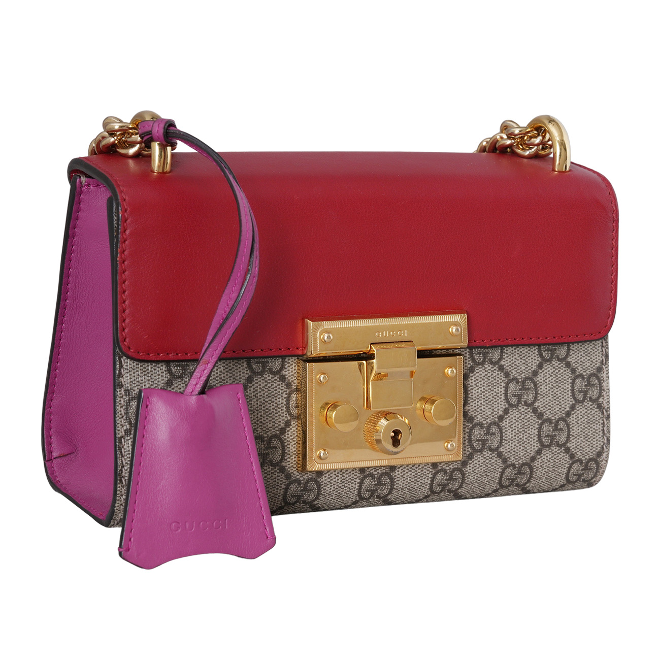 GUCCI(USED)구찌 409487 패들락 스몰 체인 숄더백