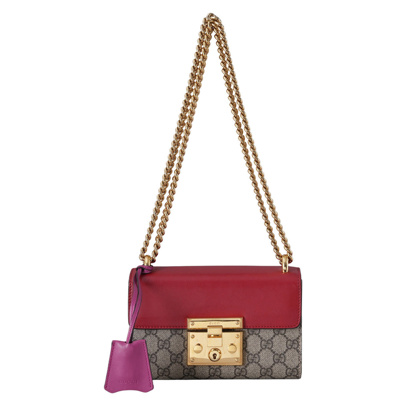GUCCI(USED)구찌 409487 패들락 스몰 체인 숄더백