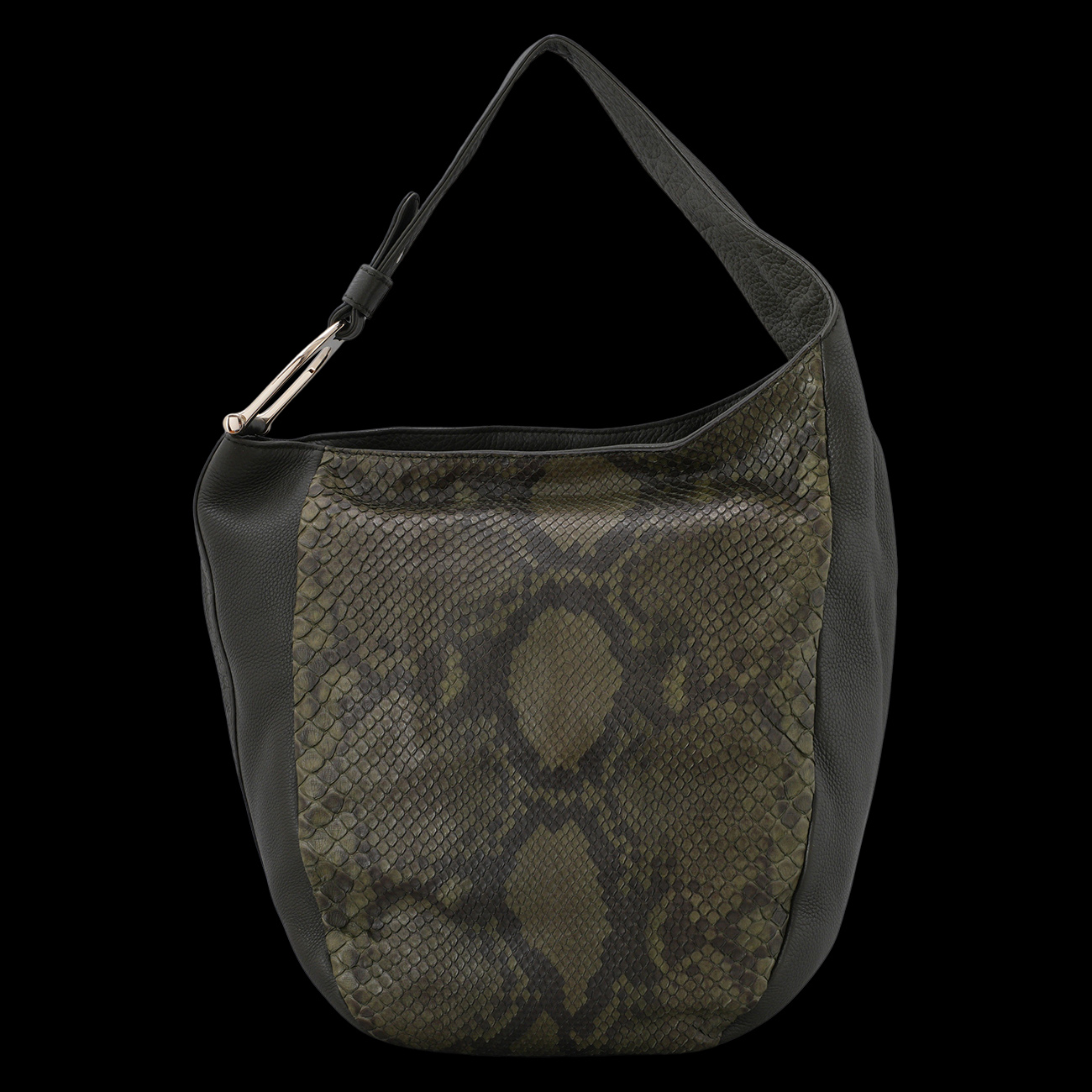 GUCCI(USED)구찌 257050 파이톤 레더 숄더백