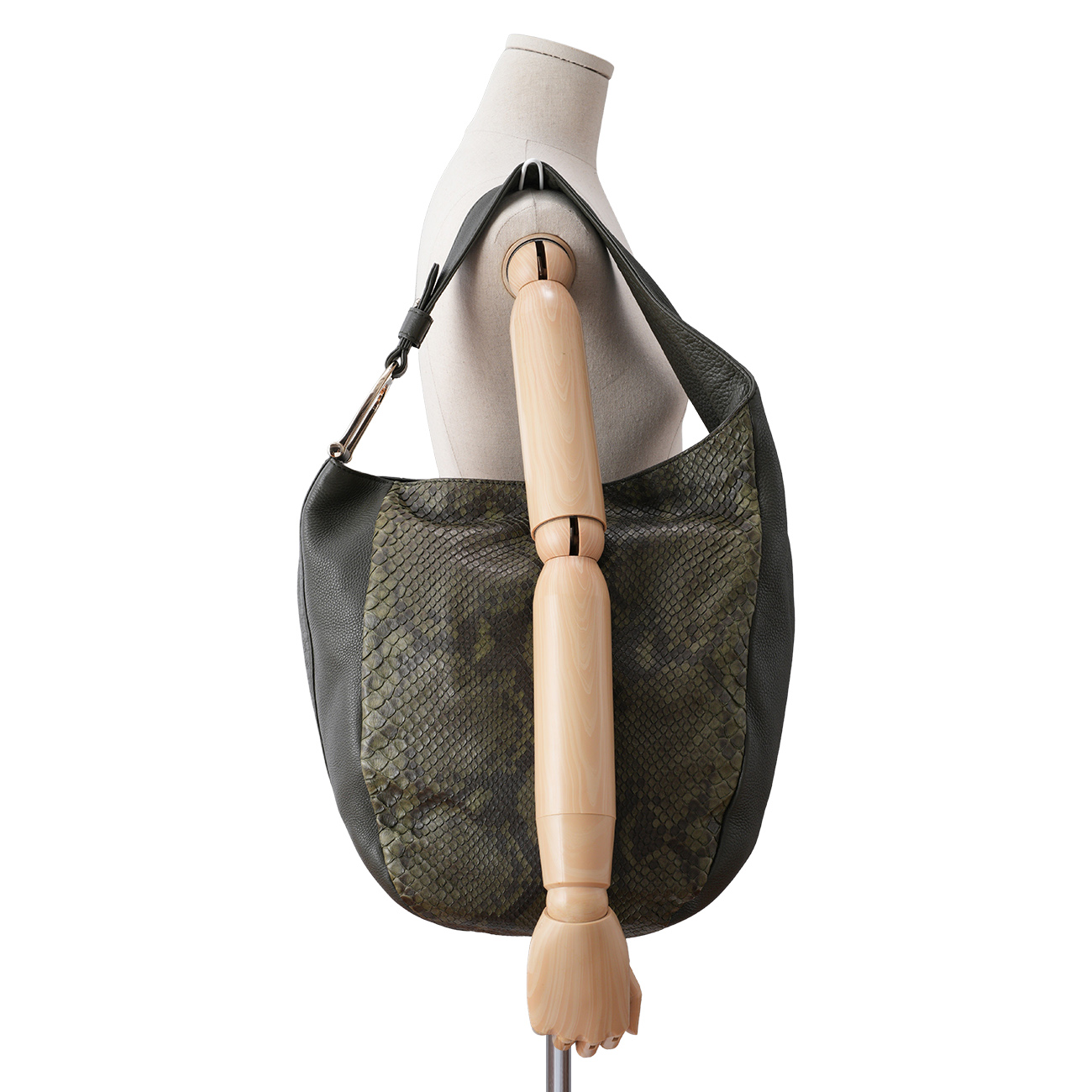 GUCCI(USED)구찌 257050 파이톤 레더 숄더백