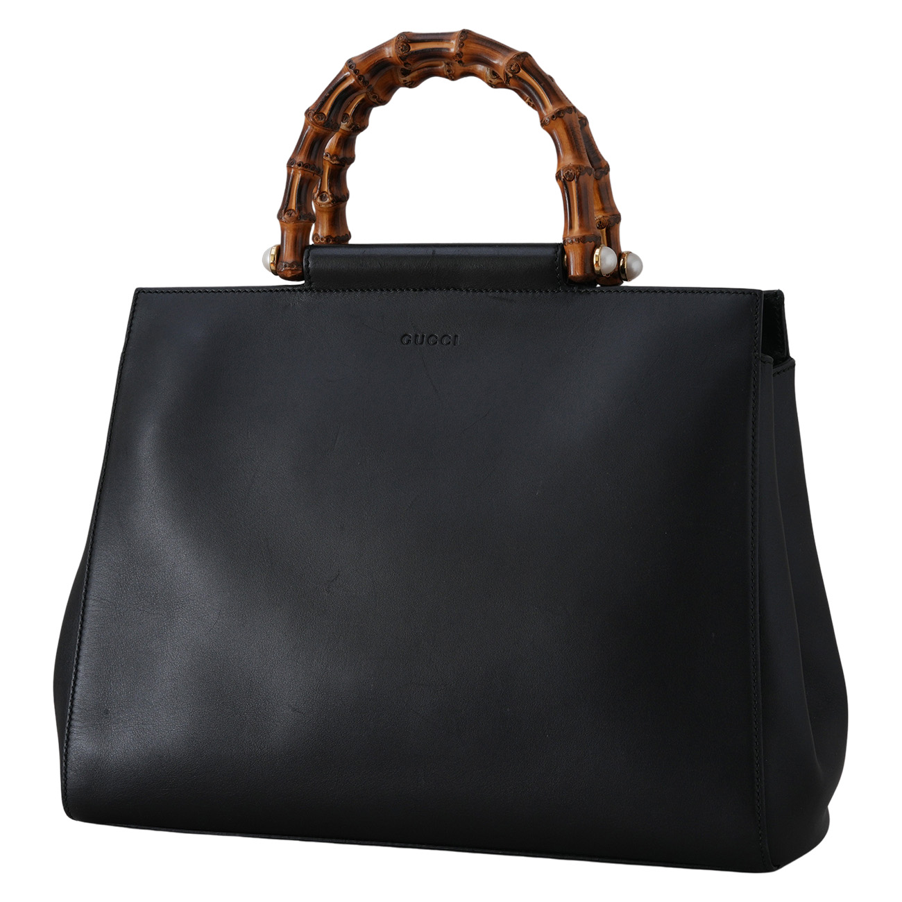 GUCCI(USED)구찌 453766 님페이아 뱀부 탑핸들