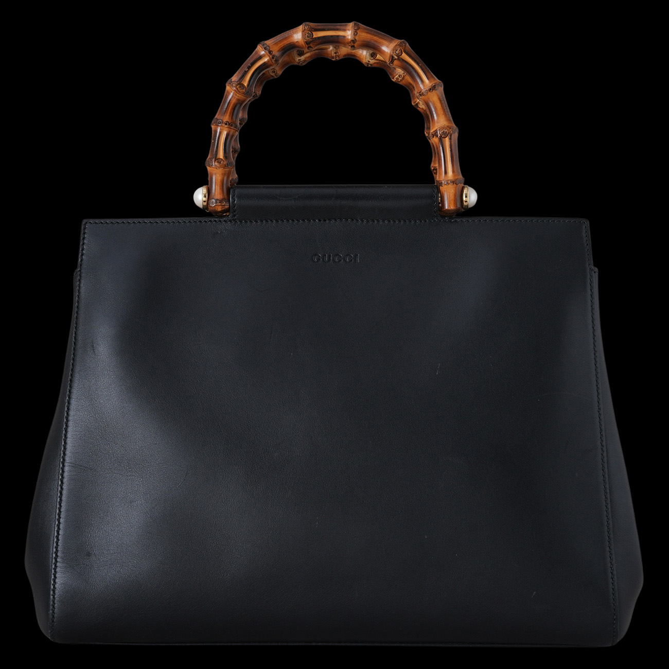 GUCCI(USED)구찌 453766 님페이아 뱀부 탑핸들