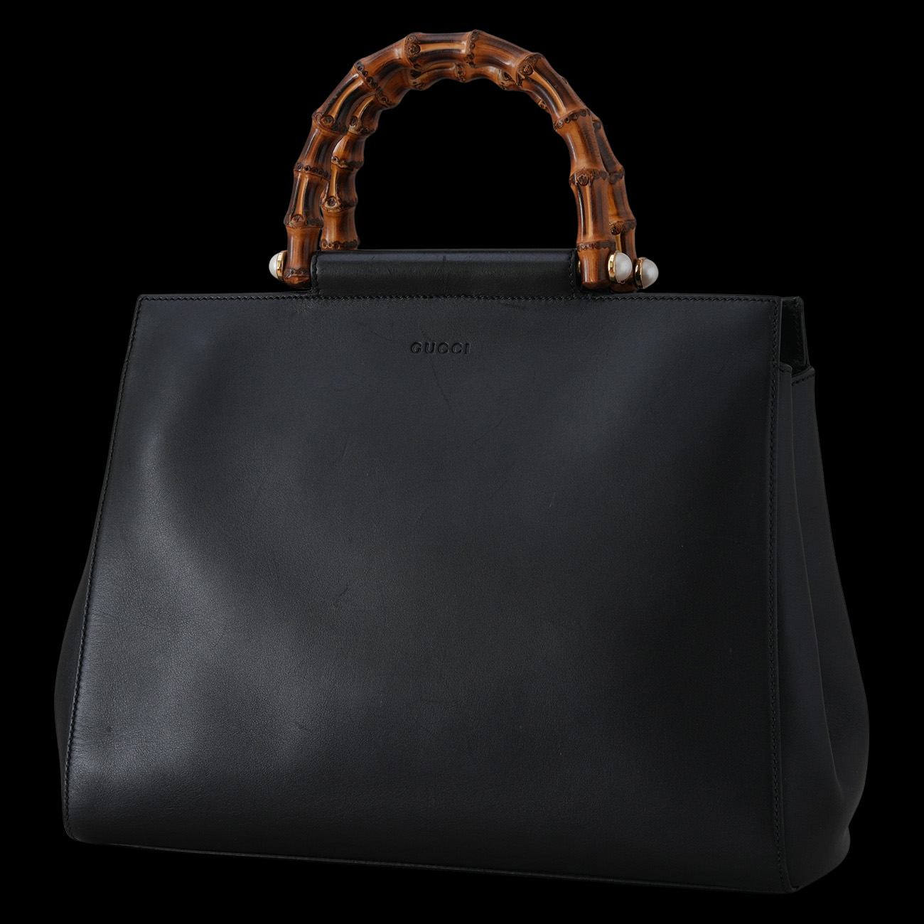 GUCCI(USED)구찌 453766 님페이아 뱀부 탑핸들