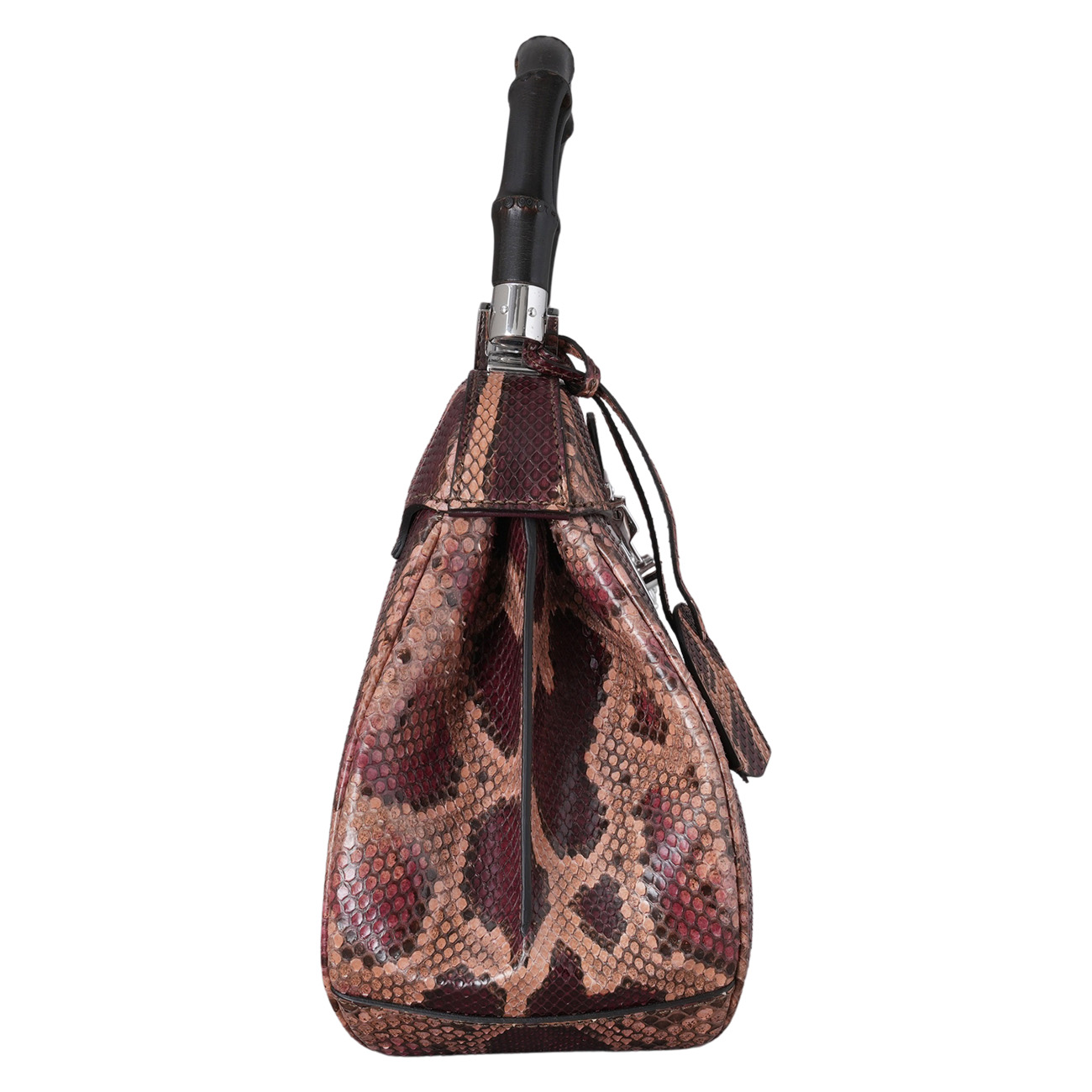 GUCCI(USED)구찌 331830 파이톤 레이디락 토트백