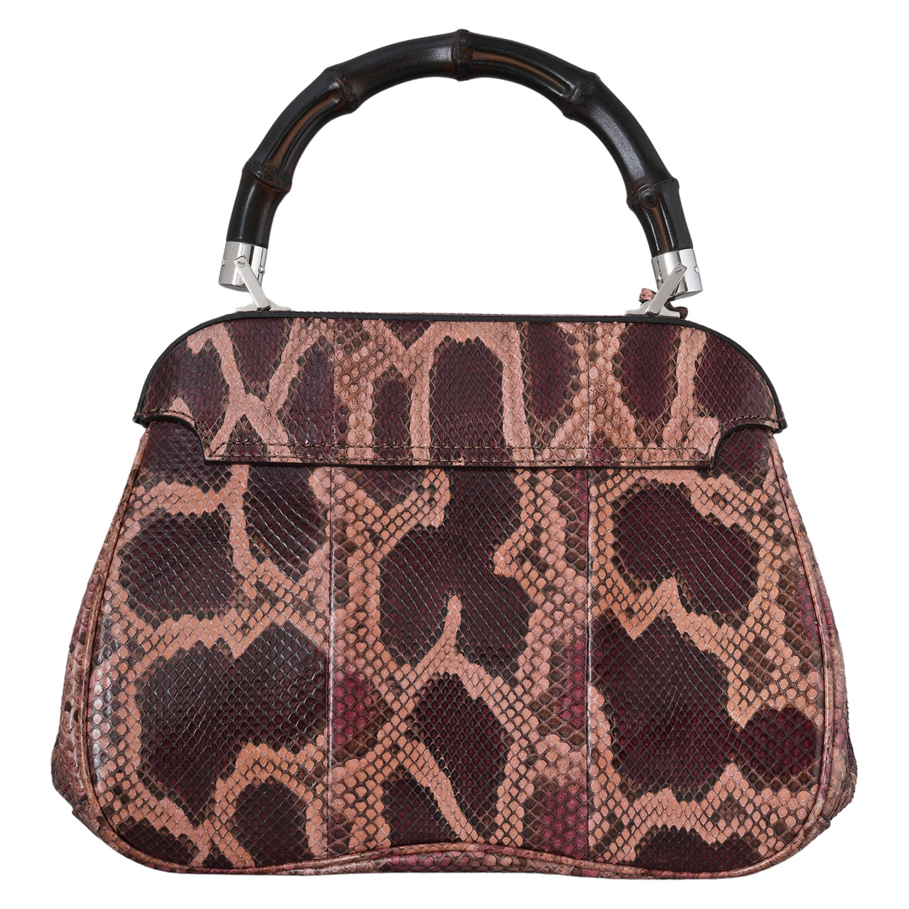 GUCCI(USED)구찌 331830 파이톤 레이디락 토트백