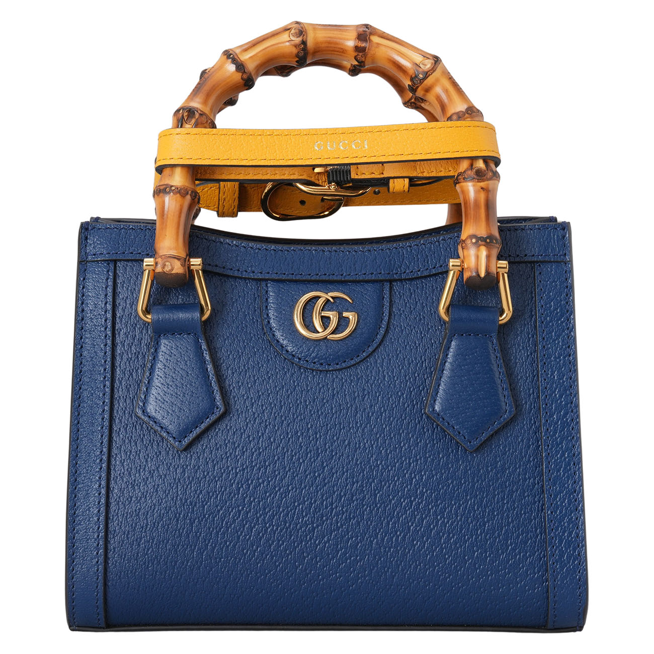 GUCCI(USED)구찌 702732 다이애나 뱀부 미니 탑핸들 토트겸 숄더백
