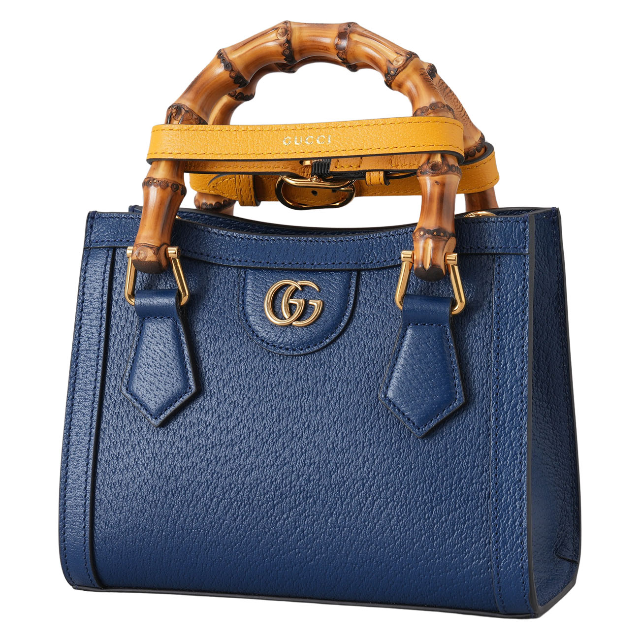GUCCI(USED)구찌 702732 다이애나 뱀부 미니 탑핸들 토트겸 숄더백