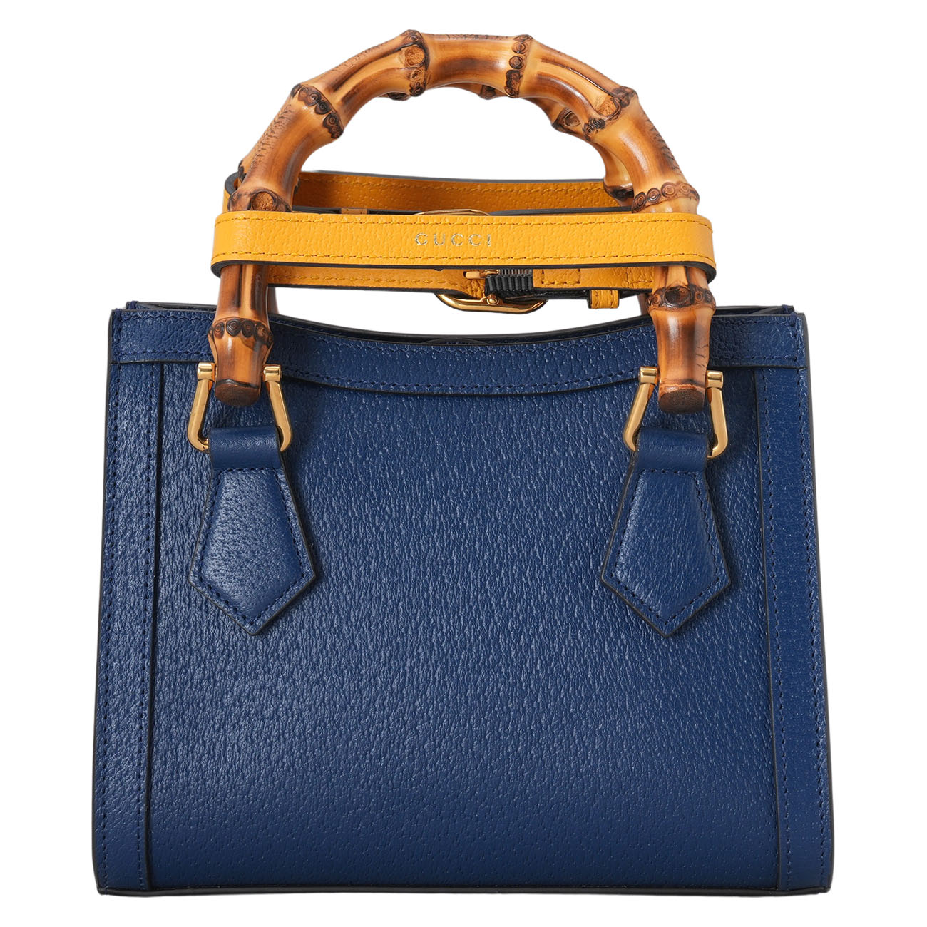 GUCCI(USED)구찌 702732 다이애나 뱀부 미니 탑핸들 토트겸 숄더백