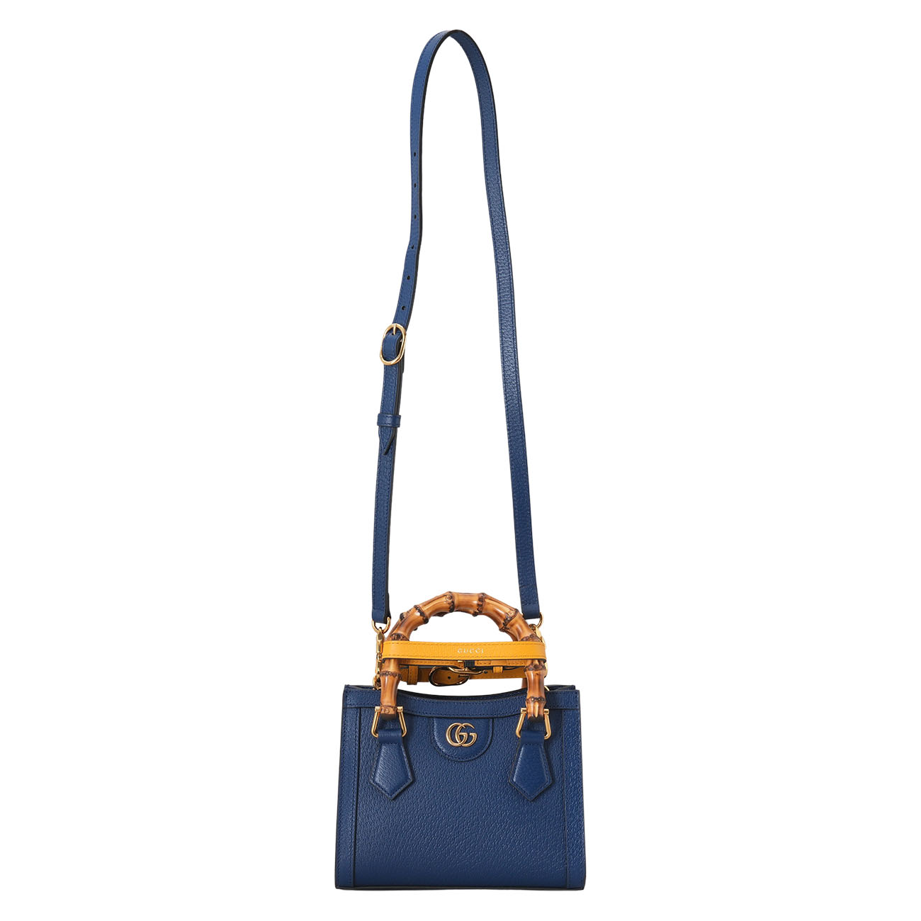 GUCCI(USED)구찌 702732 다이애나 뱀부 미니 탑핸들 토트겸 숄더백