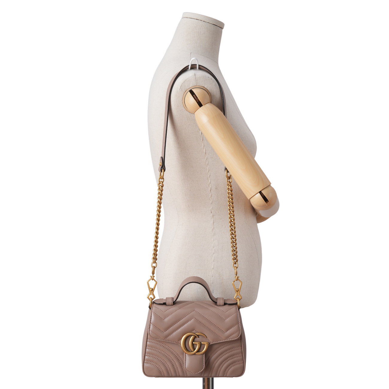GUCCI(USED)구찌 547260 GG마몽 마틀라세 미니 탑핸들백