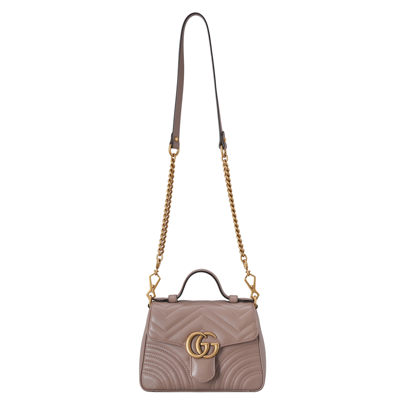 GUCCI(USED)구찌 547260 GG마몽 마틀라세 미니 탑핸들백