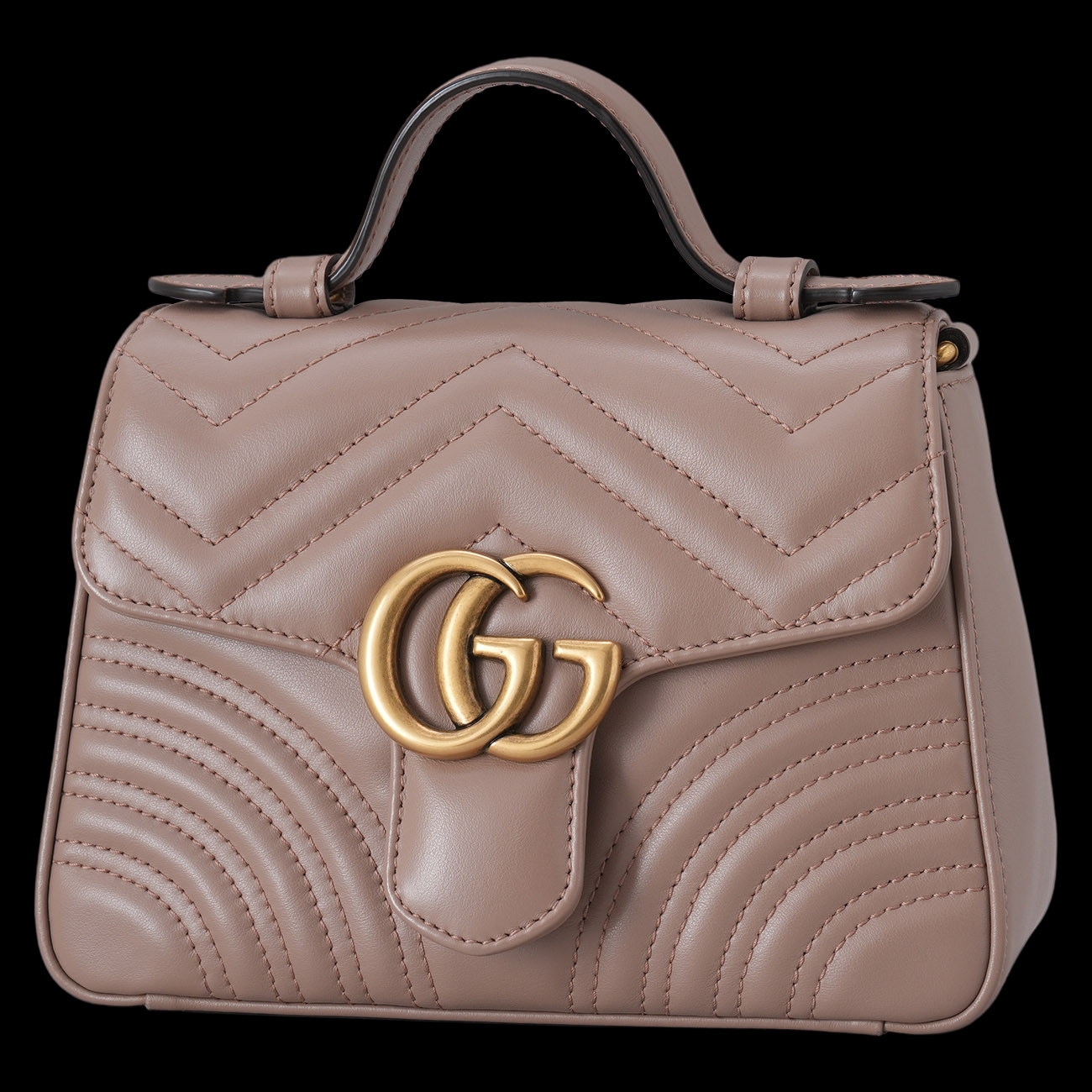 GUCCI(USED)구찌 547260 GG마몽 마틀라세 미니 탑핸들백