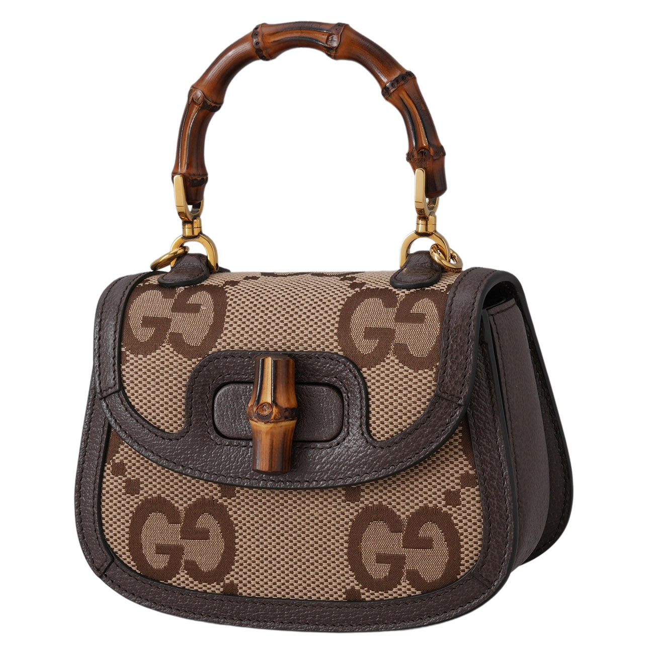 GUCCI(USED)구찌 686864 뱀부 1947 미니 탑 핸들백