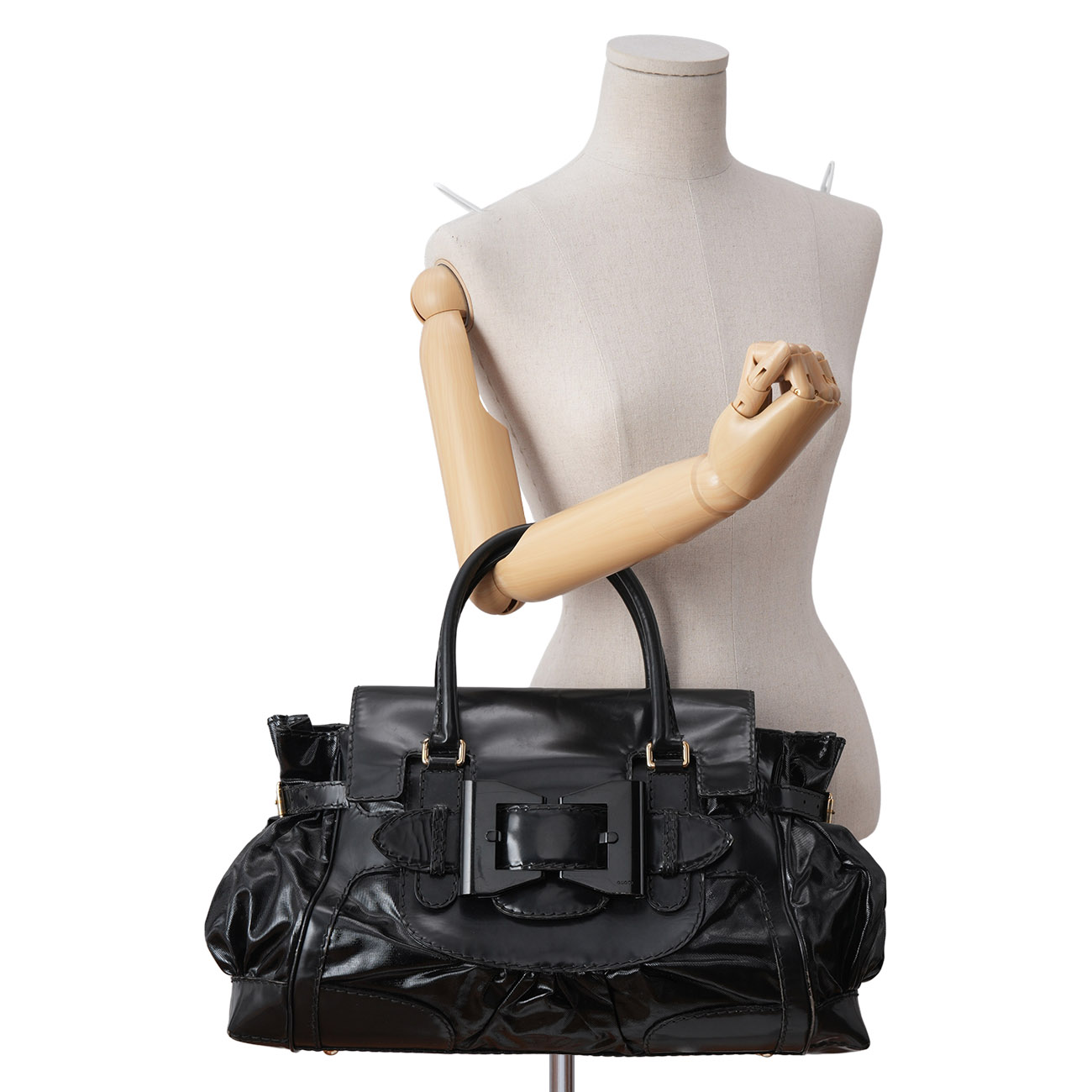 GUCCI(USED)구찌 페이던트 토트백