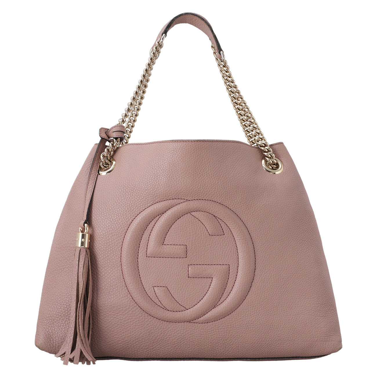GUCCI(USED)구찌 308982 소호 테슬 체인 숄더백