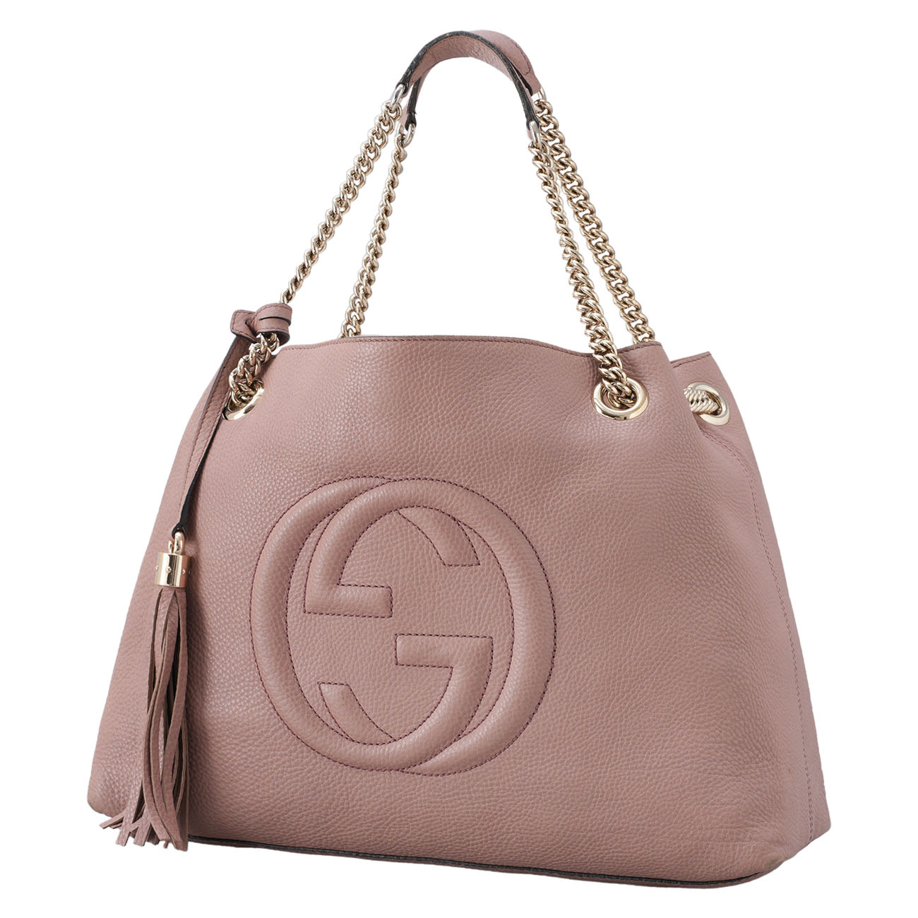 GUCCI(USED)구찌 308982 소호 테슬 체인 숄더백