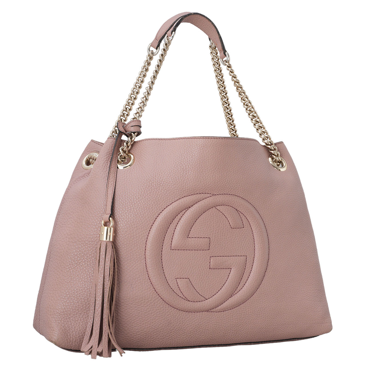 GUCCI(USED)구찌 308982 소호 테슬 체인 숄더백